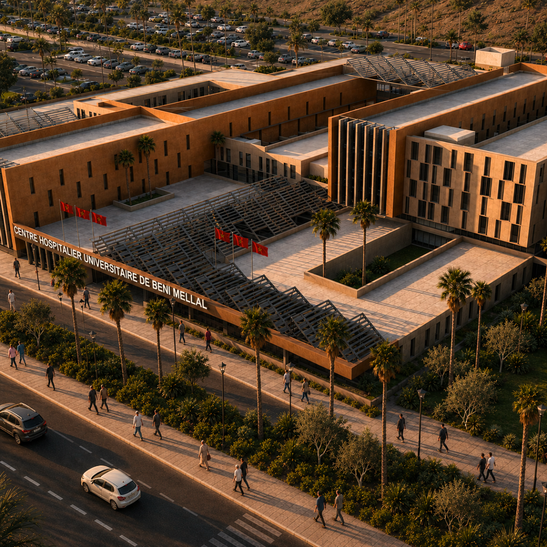 Centre Hospitalier Universitaire de Béni Mellal, vue 5 — projet équipement