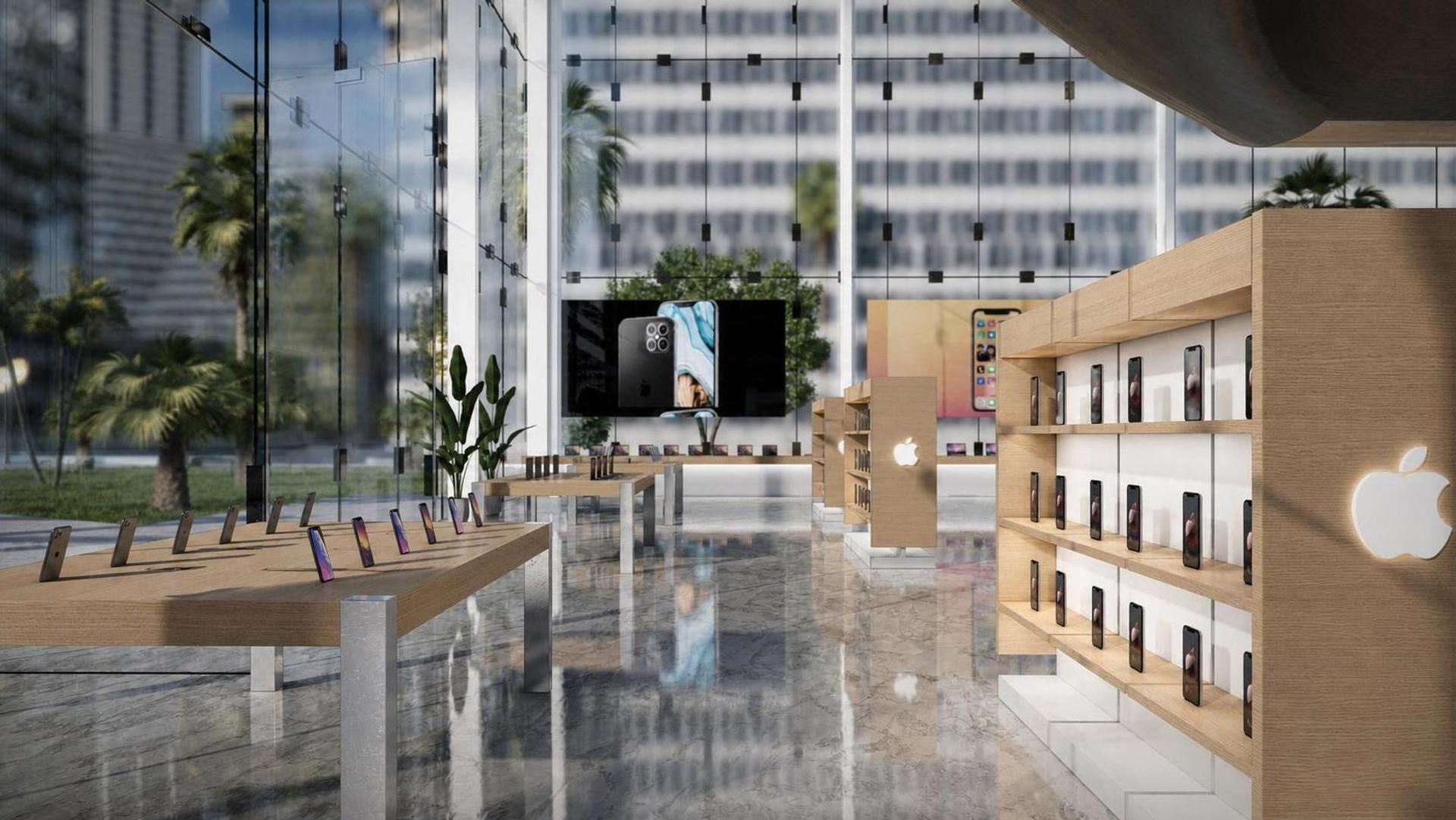 Apple Cube, vue 4 — projet commercial