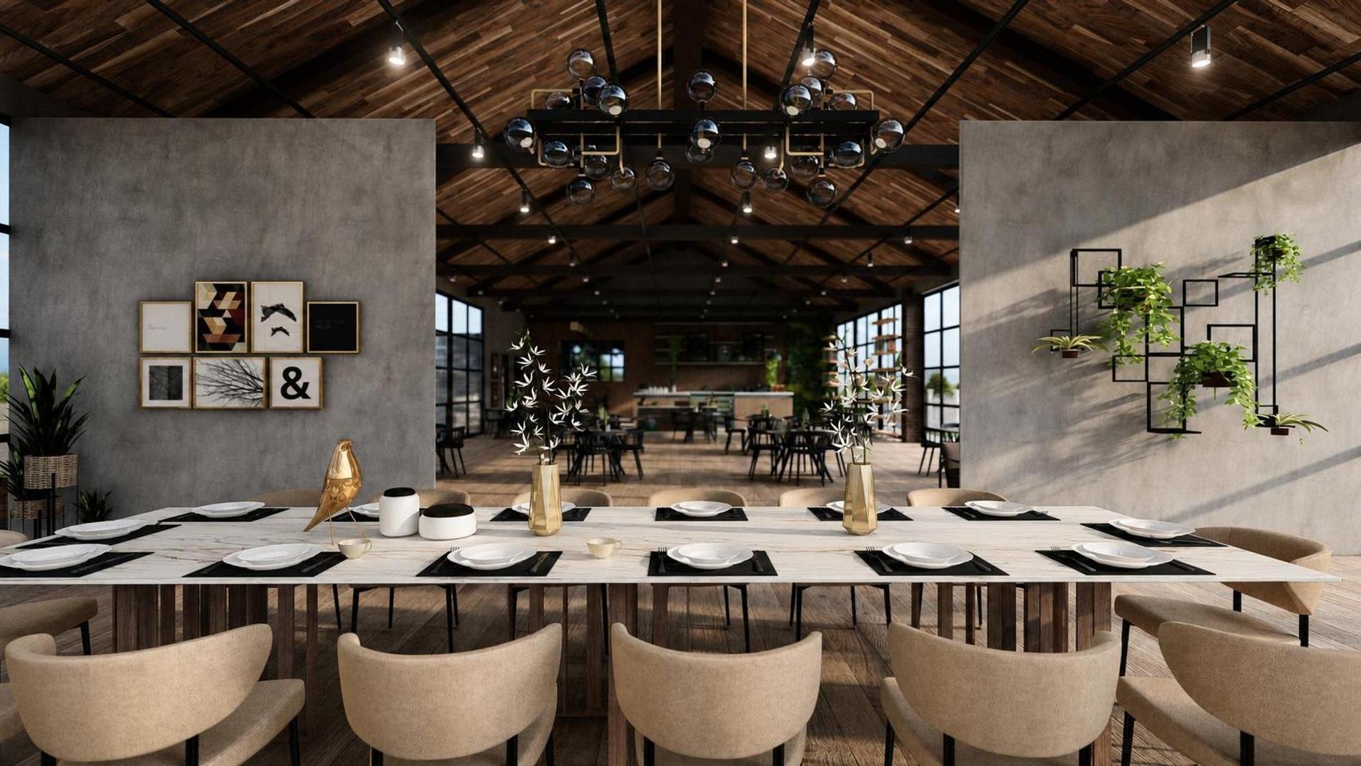 Industrial restaurant, vue 6 — projet commercial et intérieurs