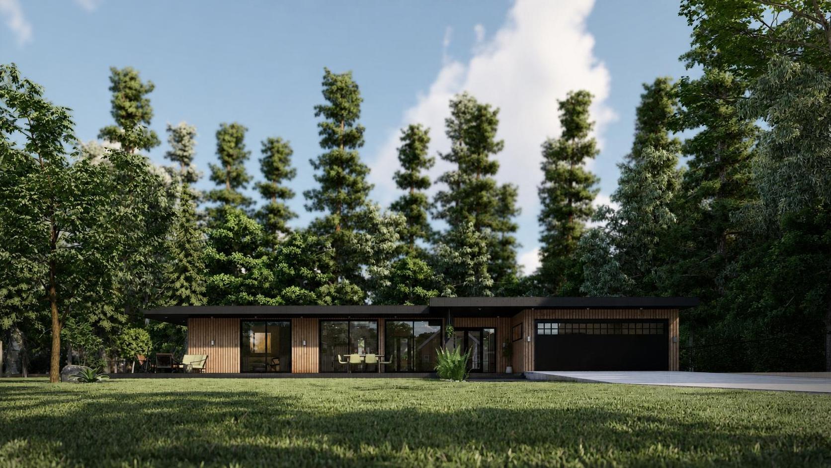 Heaven’s shadow, vue 10 — projet habitat et intérieurs à Canada