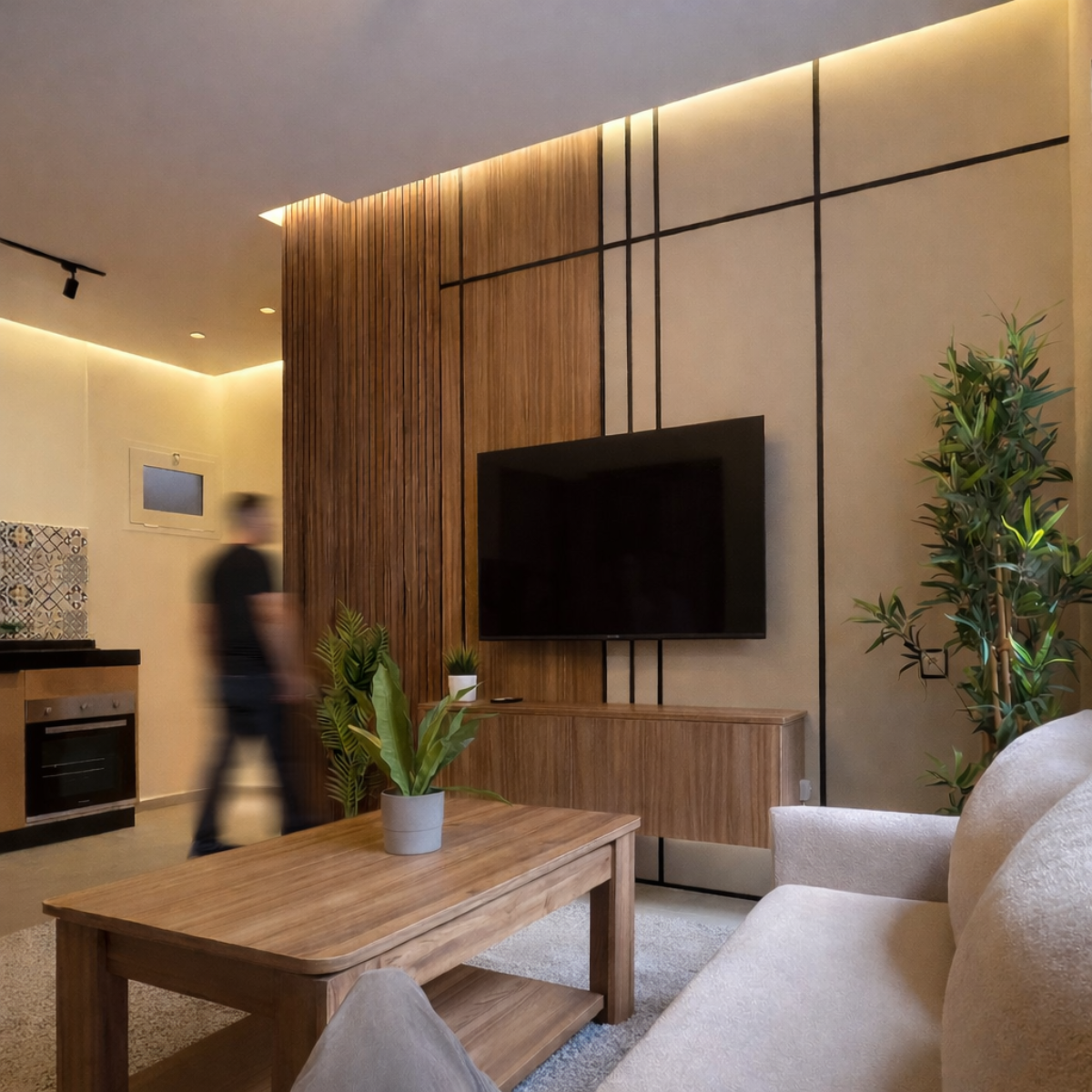 Studio Témara, vue 2 — projet intérieurs à Témara