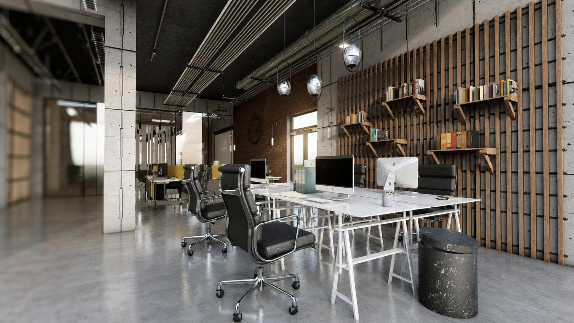 Concrete-Desk, vue 5 — projet intérieurs et commercial