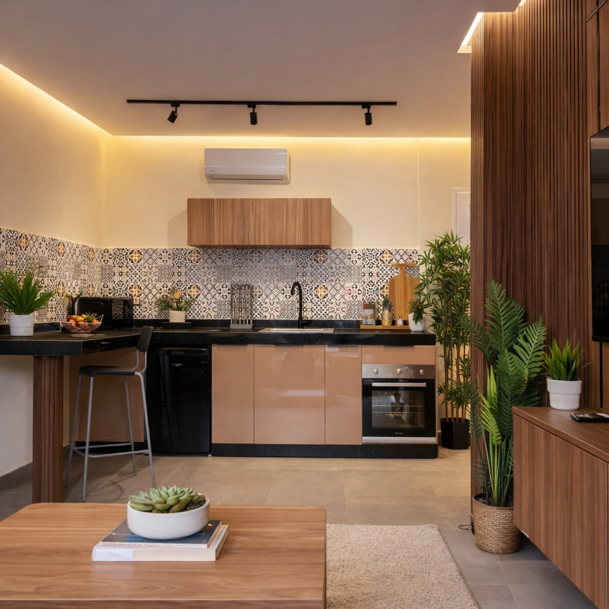 Studio Témara, vue 3 — projet intérieurs à Témara