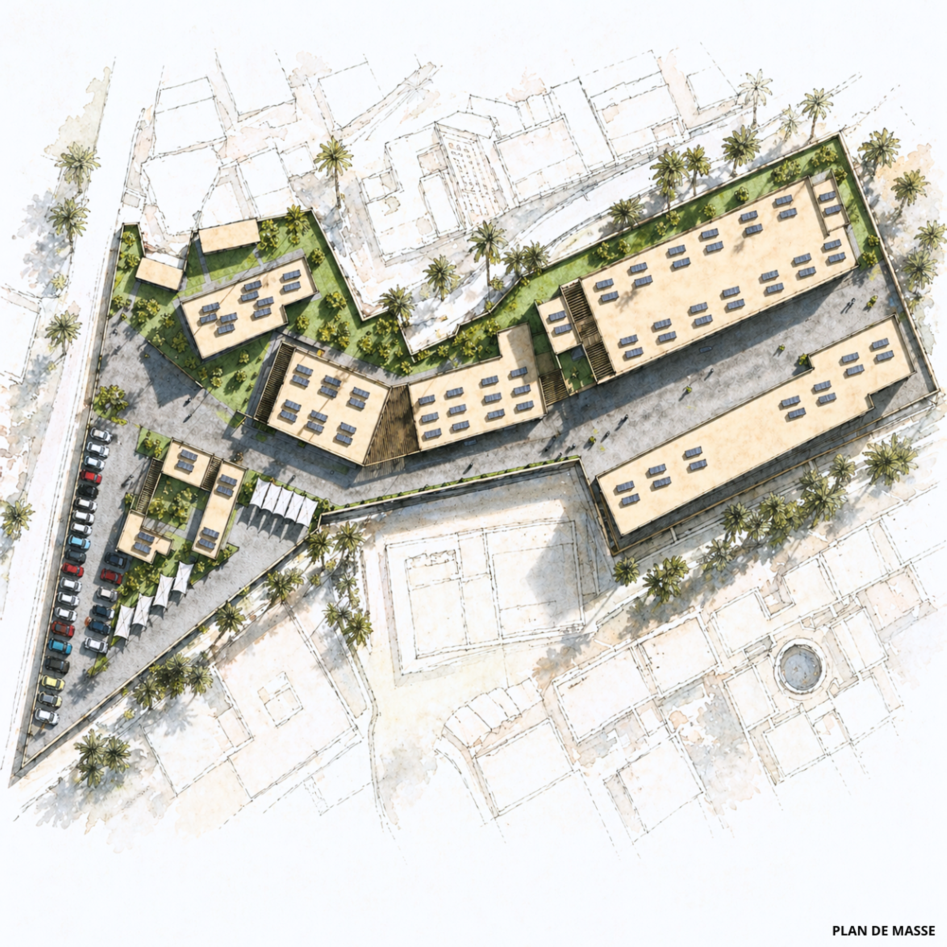 Extension de l’ISPITS — Marrakech, vue 7 — projet équipement à Marrakech