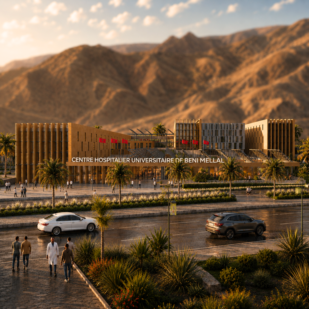 Centre Hospitalier Universitaire de Béni Mellal, vue 7 — projet équipement