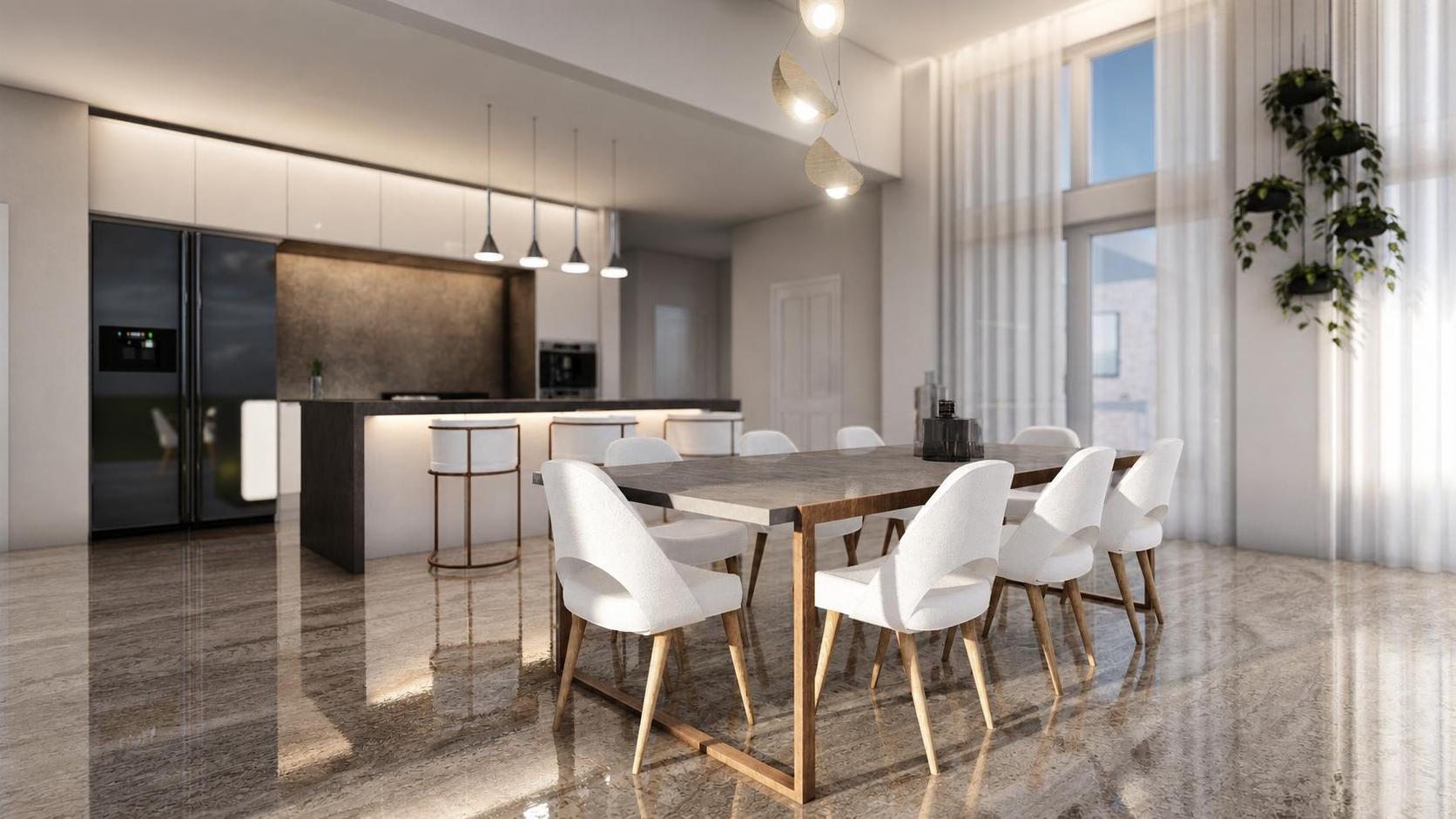 Pink house, vue 4 — projet intérieurs