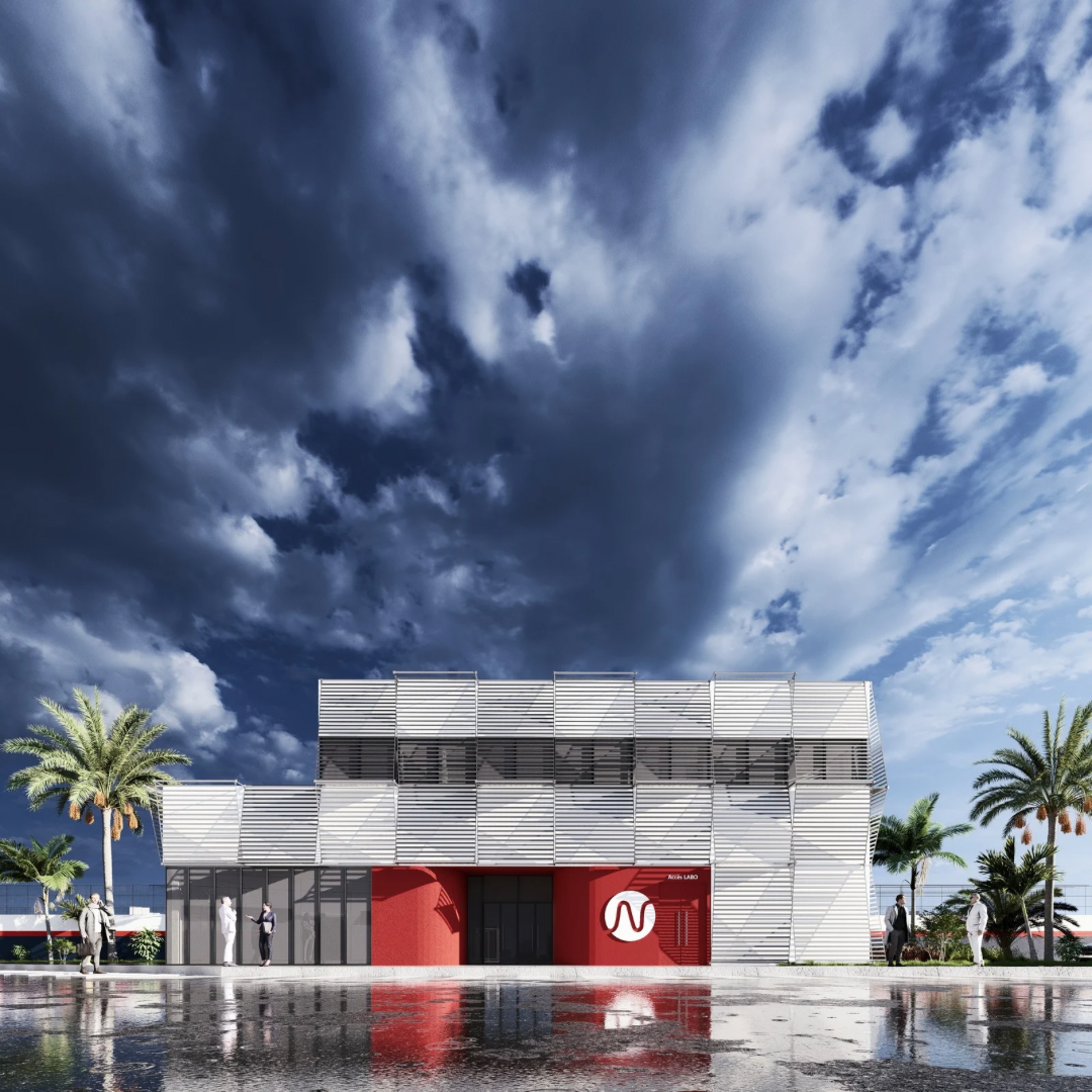 Laboratoire + Cantine NEXANS MOHAMEDIA, vue 2 — projet équipement