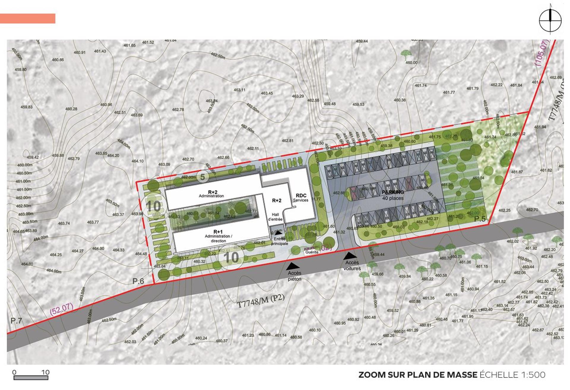 SIÈGE DE LA DPA DE RHAMNA, vue 6 — projet équipement