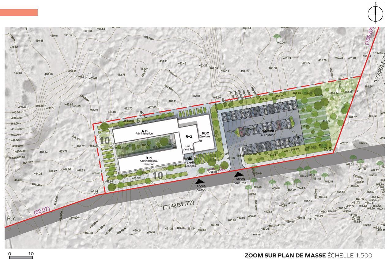 SIÈGE DE LA DPA DE RHAMNA, vue 6 — projet équipement