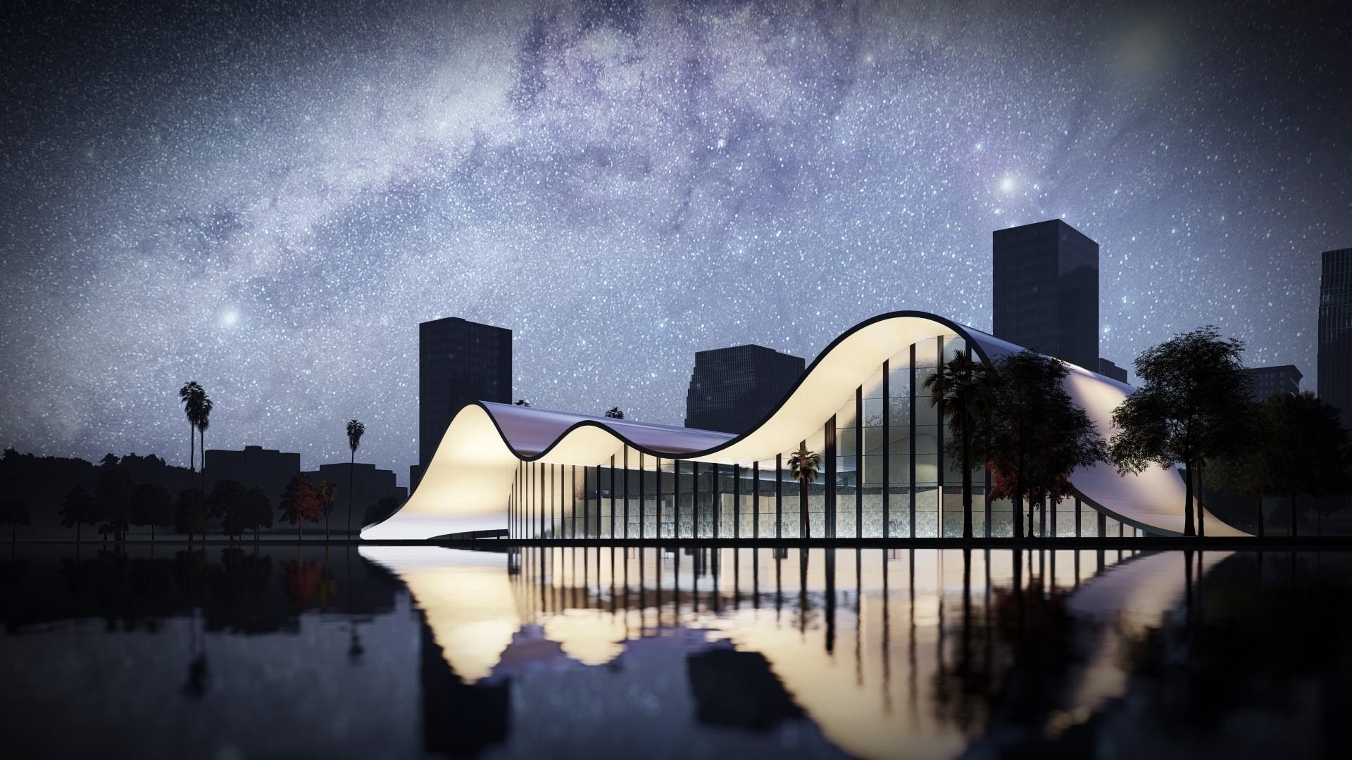 The Curved Horizon, vue 2 — projet équipement