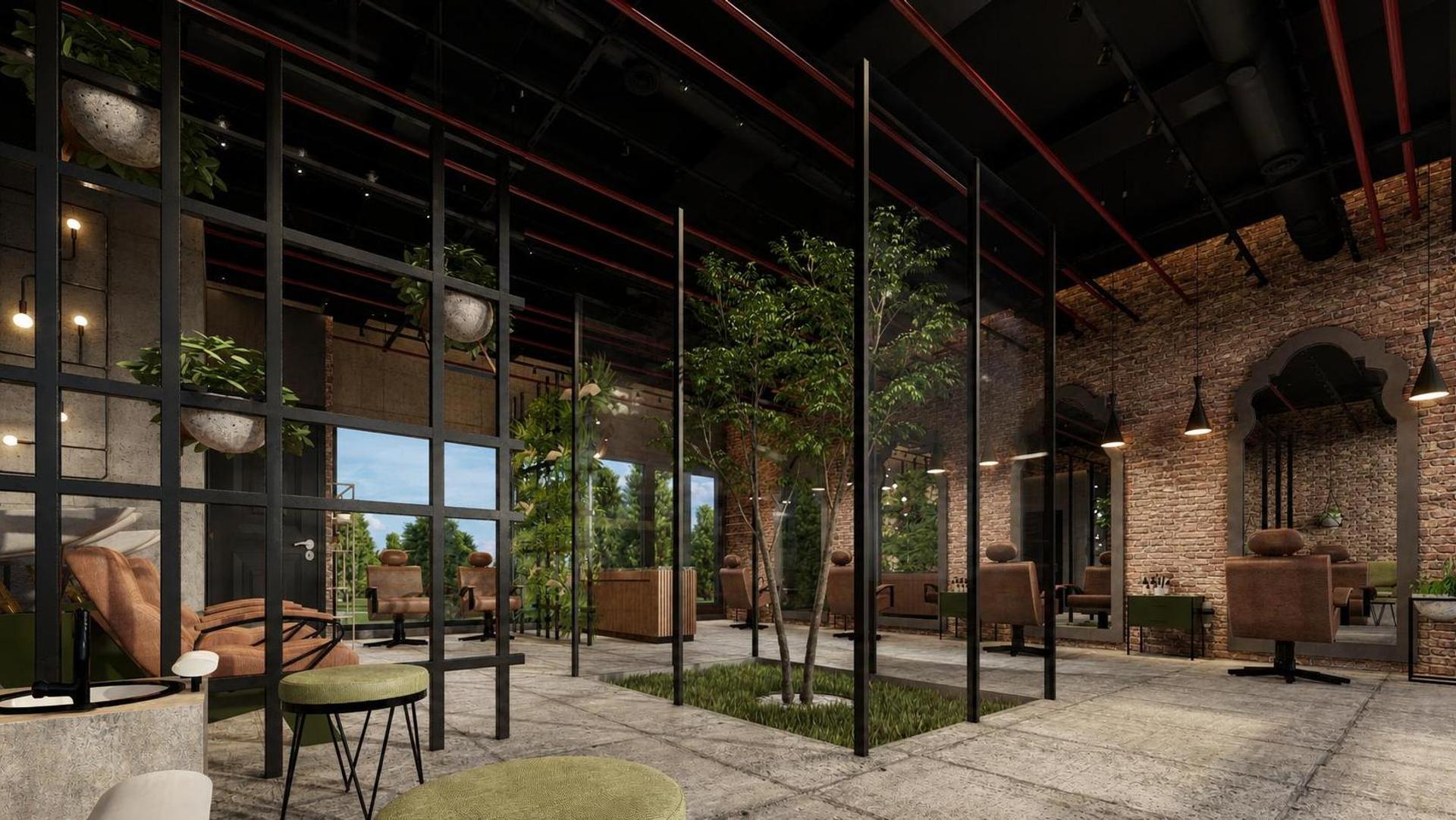 Industrial hair dresser, vue 11 — projet commercial et intérieurs
