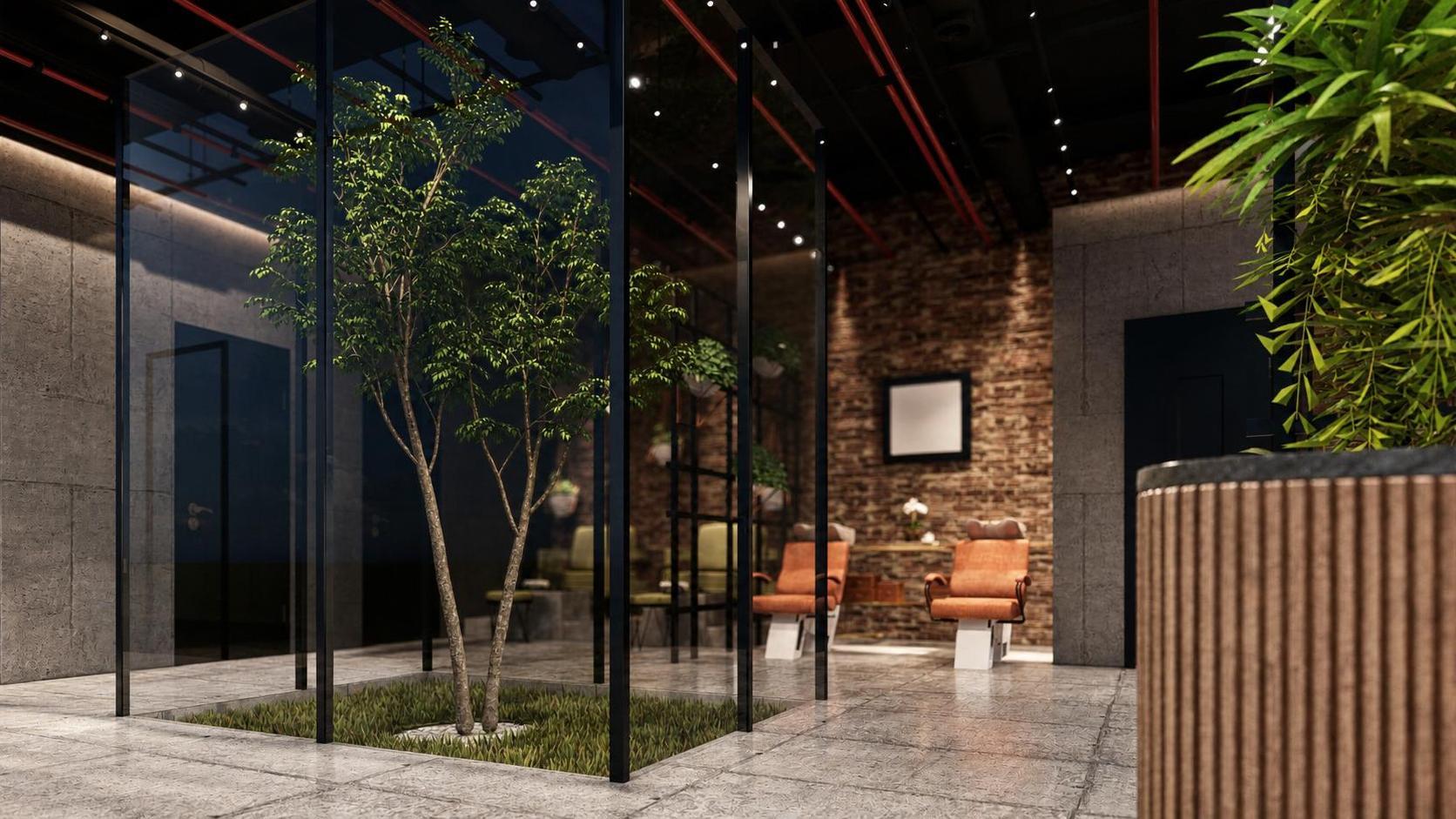 Industrial hair dresser, vue 5 — projet commercial et intérieurs