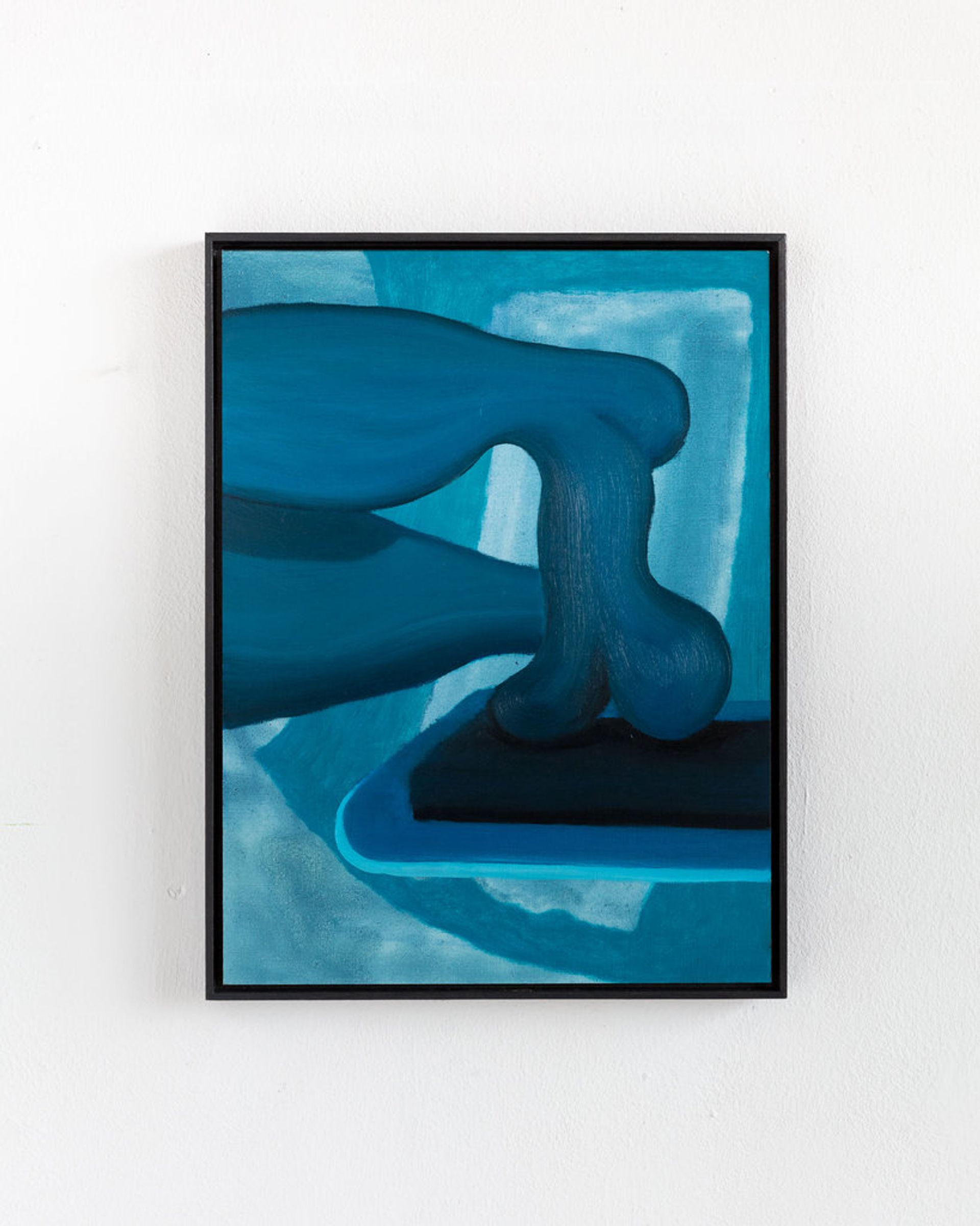 Veronika Hilger, Untitled, 2019, oil on paper on MDF, 39.5 × 29.5 cm
