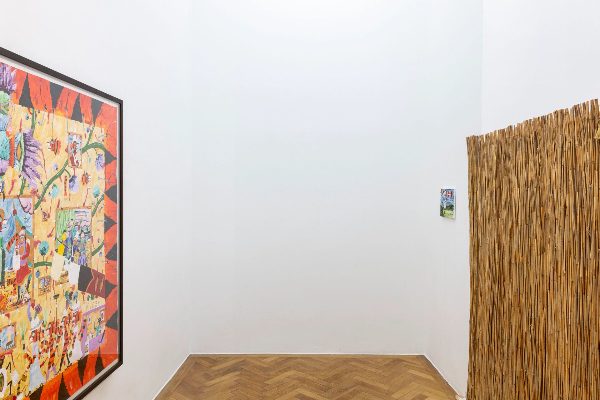 Andrew is Trapped in Tiger Fur Church, 2025, Installation view at Sperling, Munich, photo: Sebastian Kissel