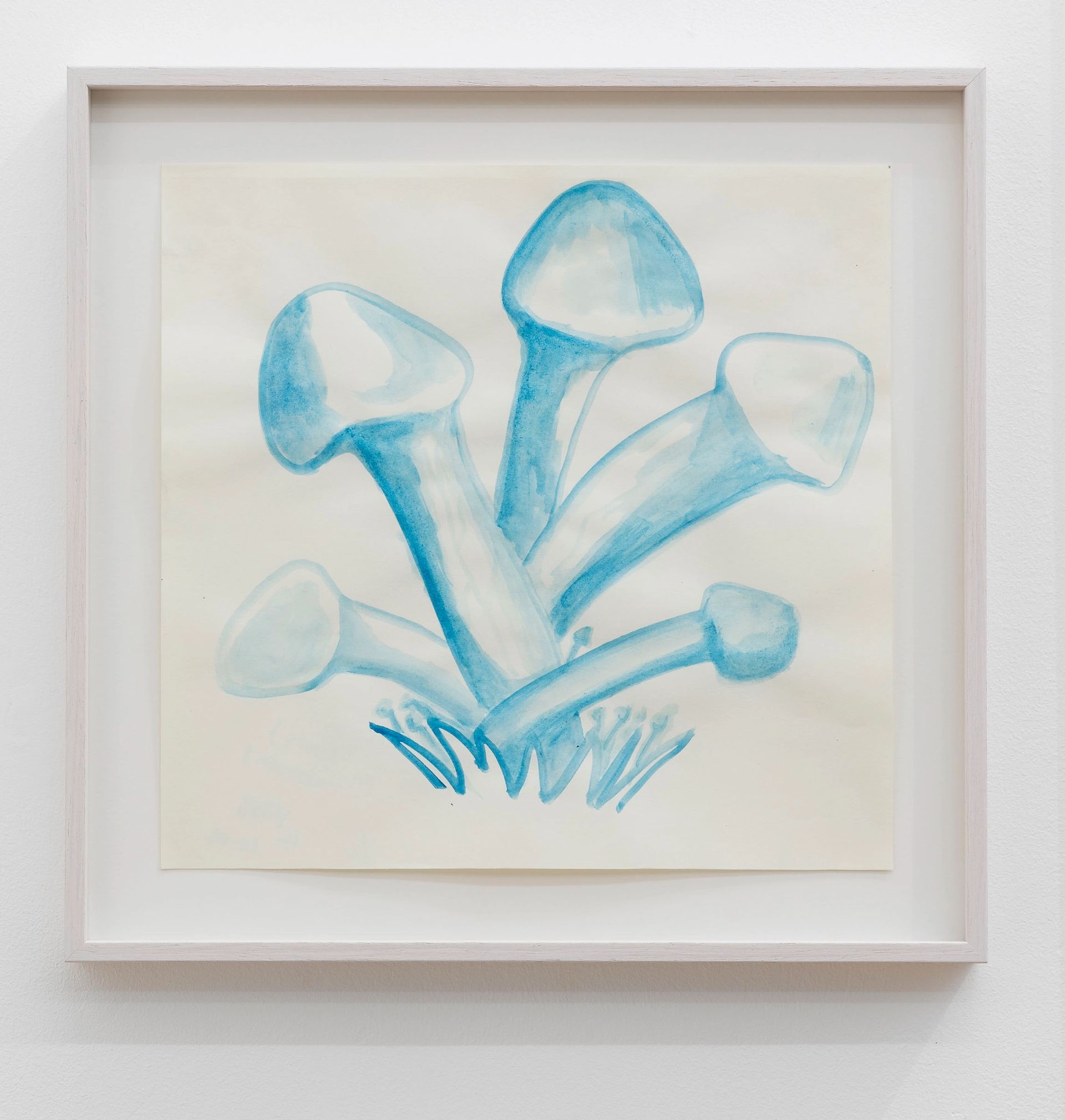 Anna McCarthy, Moon (Penis) Mushrooms, 2018, gouache on paper, 28 × 29 cm 