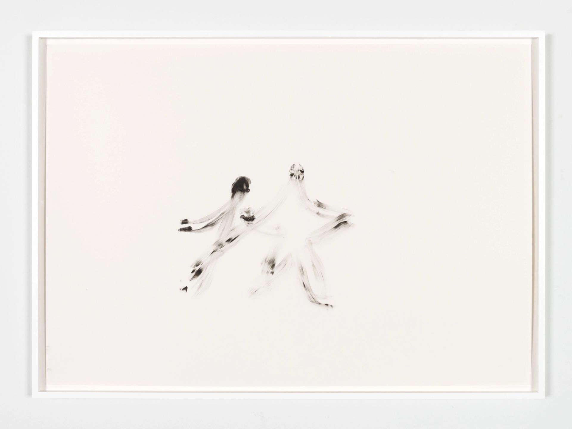 Michael Dean, (Unfuckingtitled) f*, 2023, Lipstick on paper, 59,4 × 84 cm, Courtesy of the artist and Mendes Wood DM, São Paulo, Brussels, Paris, New York, Photo by Kristien Daem