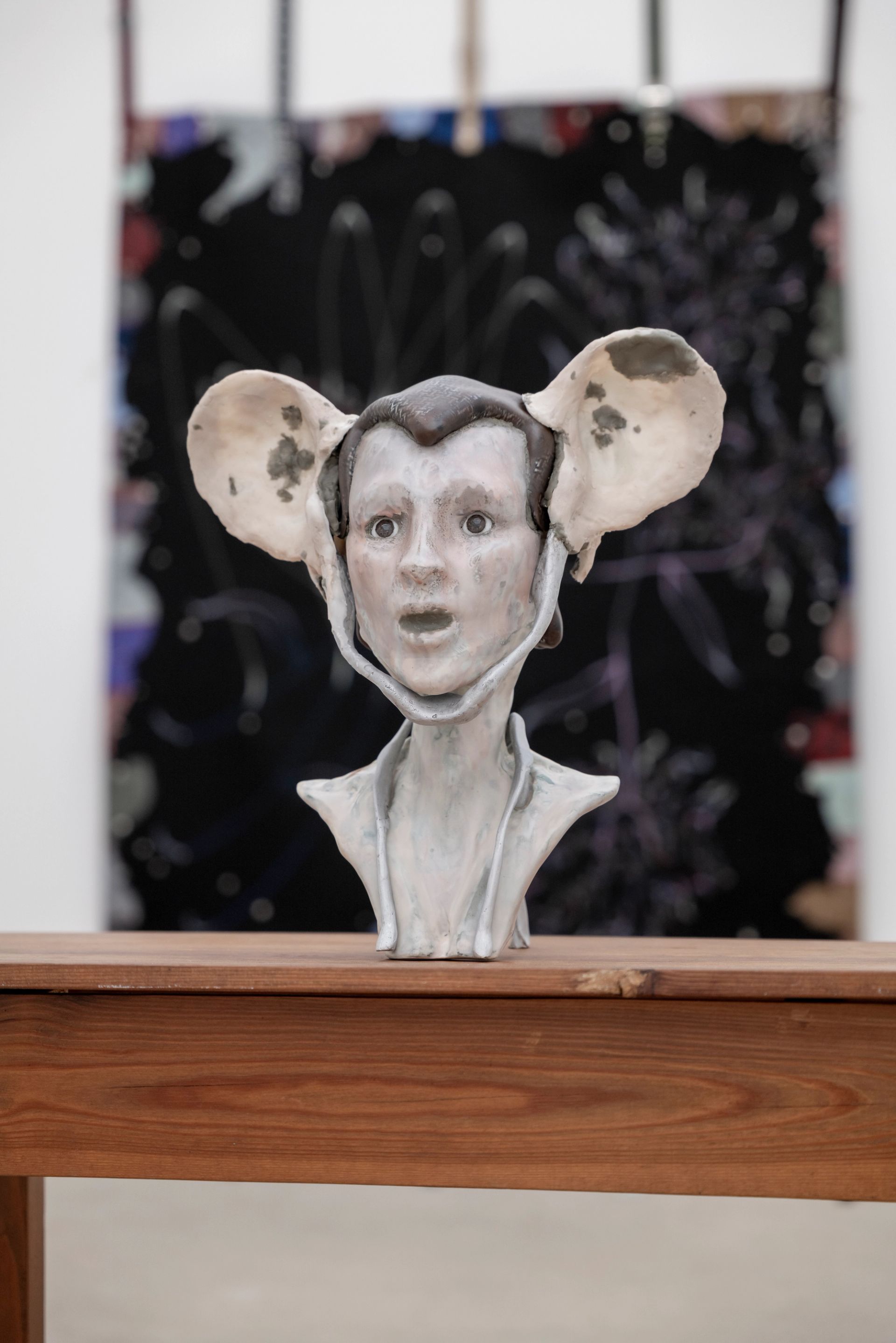 Isaac Lythgoe, Wherever you go there you are, 2025, carbon fibre, epoxy, fibreglass, cast aluminium, PETG, acrylic, pigments, automotive finishes, stainless steel, lacquers, 42 × 42 × 22 cm