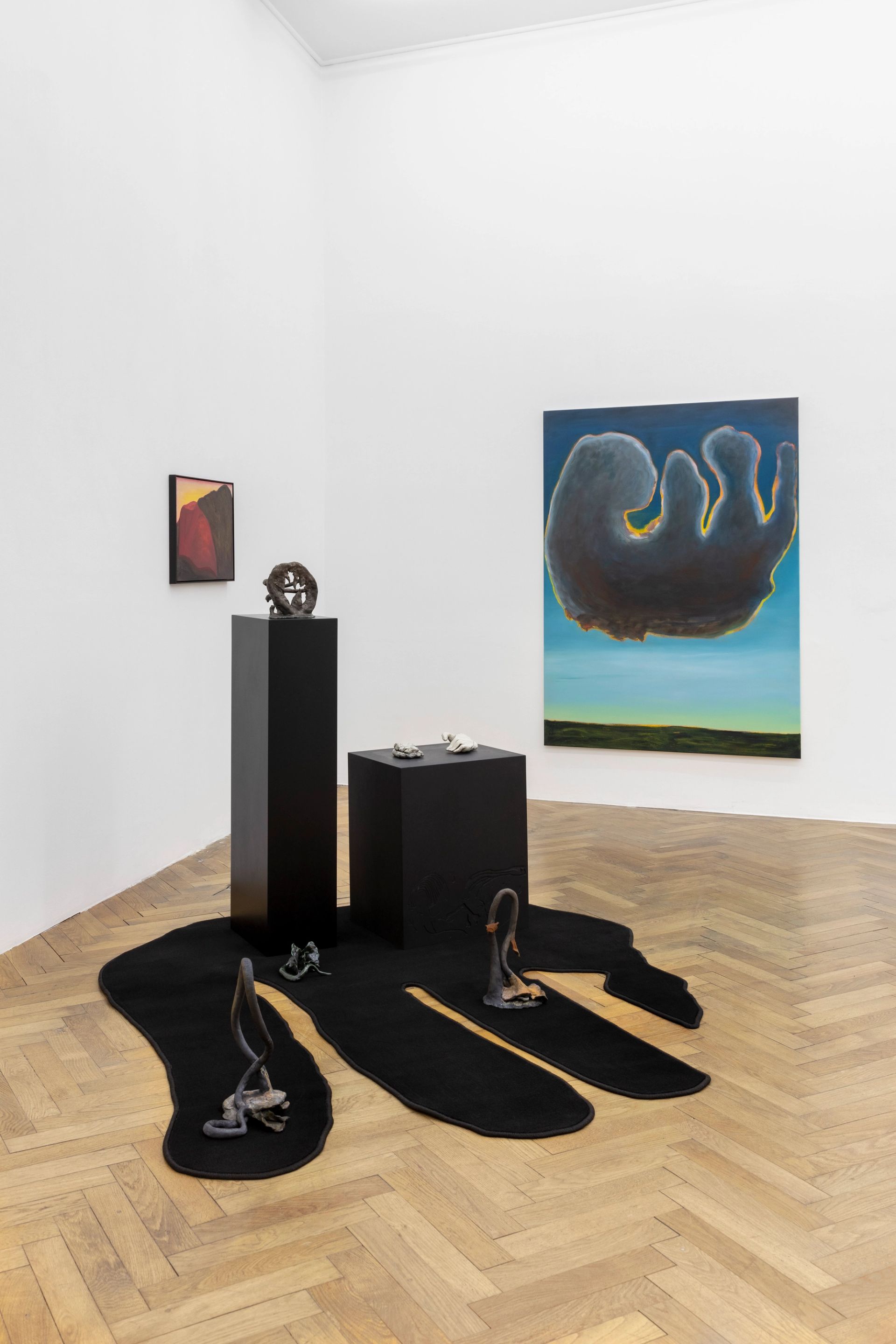 Veronika Hilger, Perpetual Dawn, 2023, installation view at Sperling, Munich, photo: Sebastian Kissel