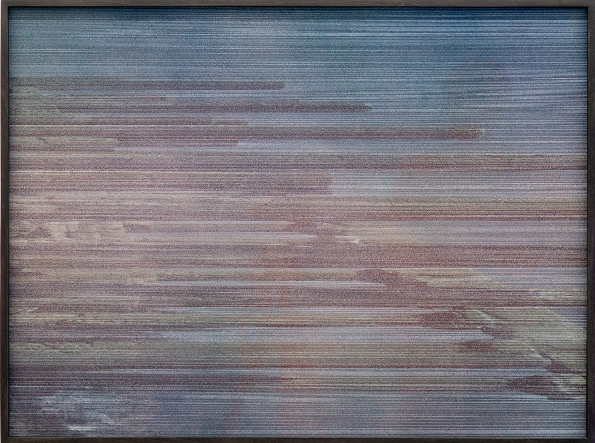 Temple V,, 2018, Pigment print, varnish, scratched, 60 × 80 cm