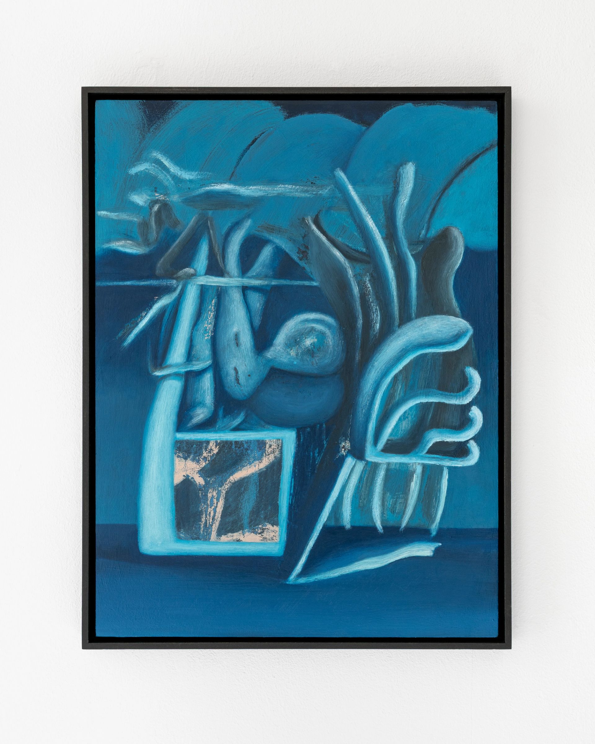 Veronika Hilger, Untitled, 2025, oil on wood, 40 × 30 cm (M 214)