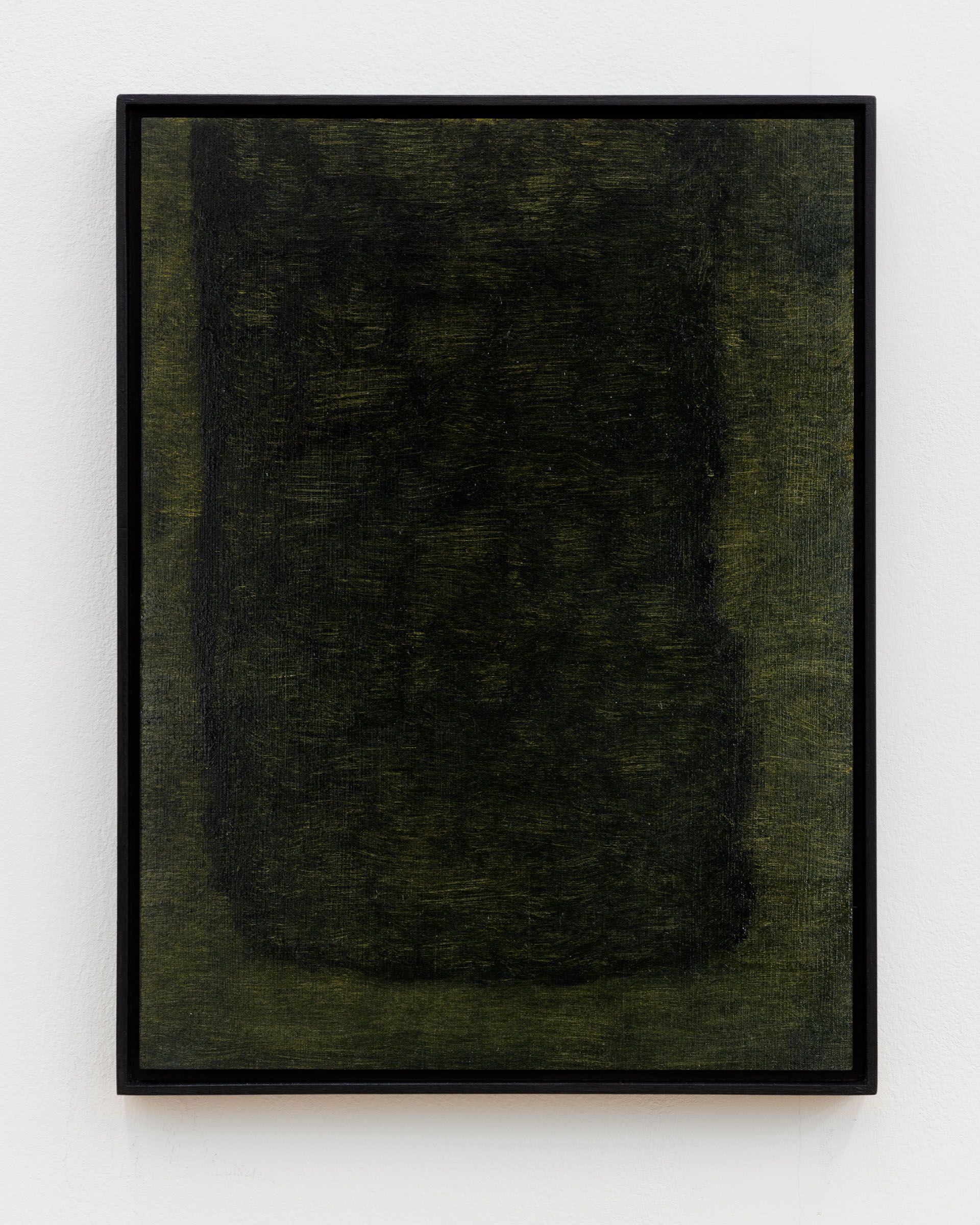 Veronika Hilger: Untitled, 2018, oil on paper on MDF in artists frame, 39,8 × 29,8 cm