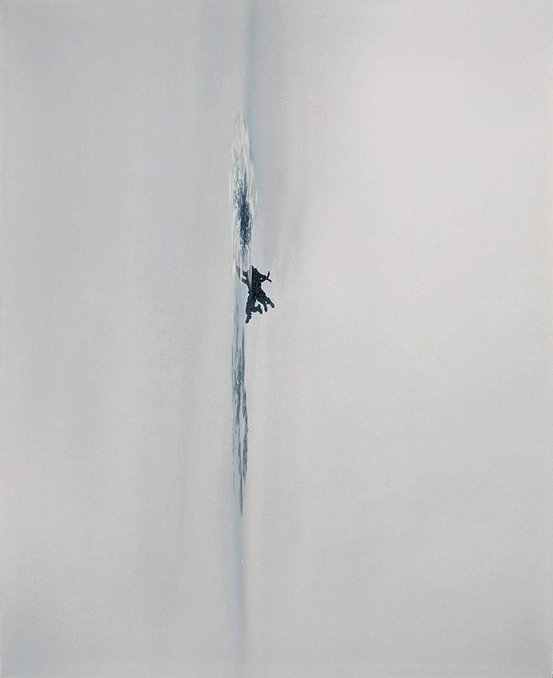 Anna Vogel, Skydiver VII, 2025, pigment print, indian ink, 34×28 cm, 3 Variations + 1 AP