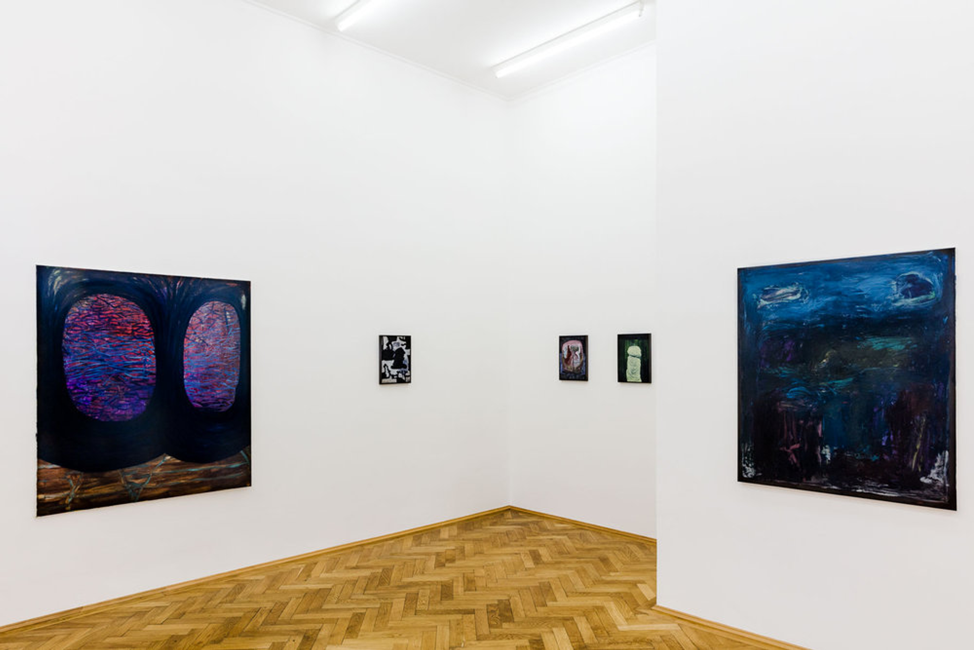 Installation view: Veronika Hilger, “Nacht”, 2017