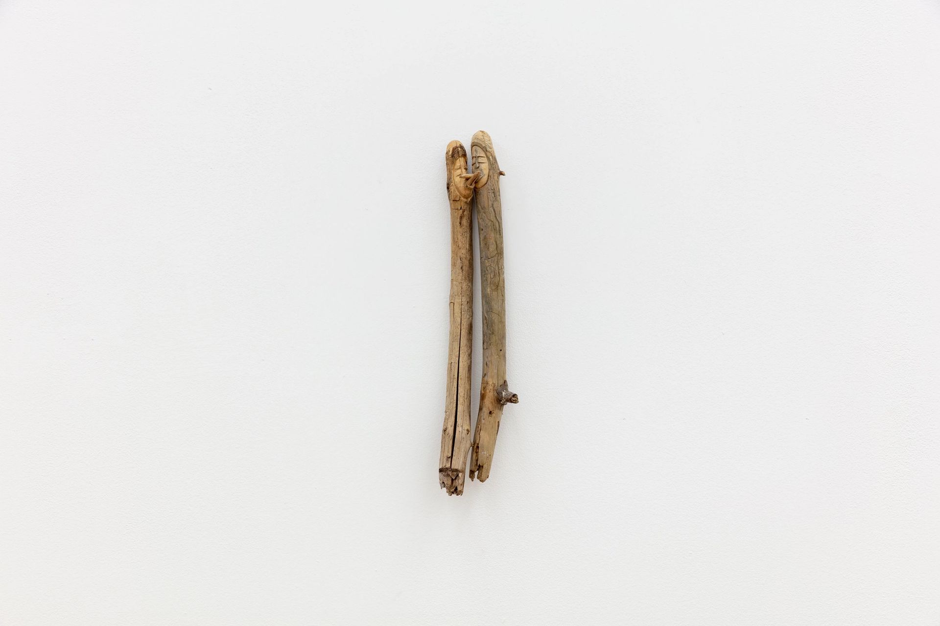 Birke Gorm, “IOU”, 2021, wood, 41 × 8 × 7 cm, Courtesy the artist and Croy Nielsen, Vienna, photo: Sebastian Kissel