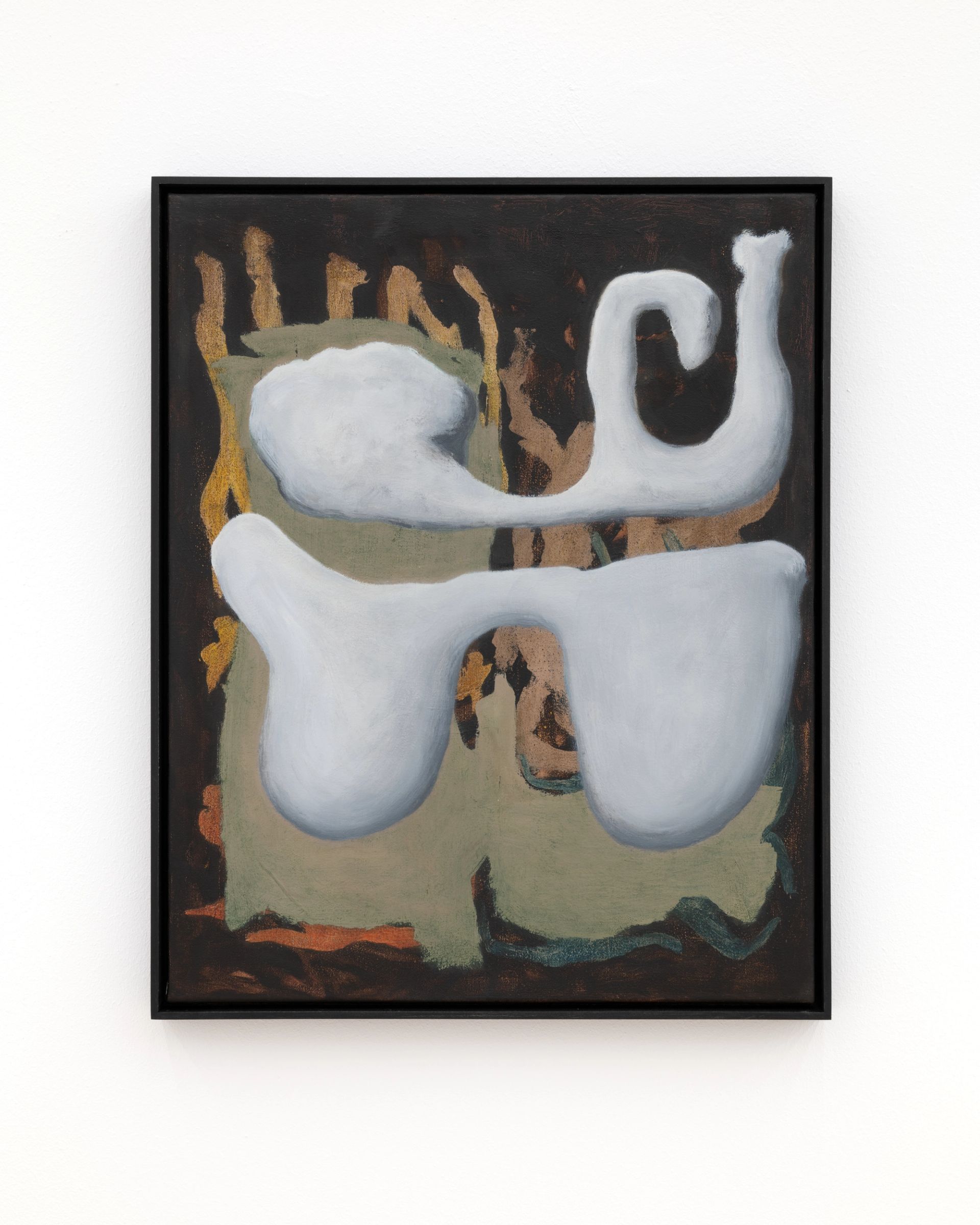 Veronika Hilger, Untitled, 2025, oil on canvas in wooden frame, 50 × 40 cm (M 201)