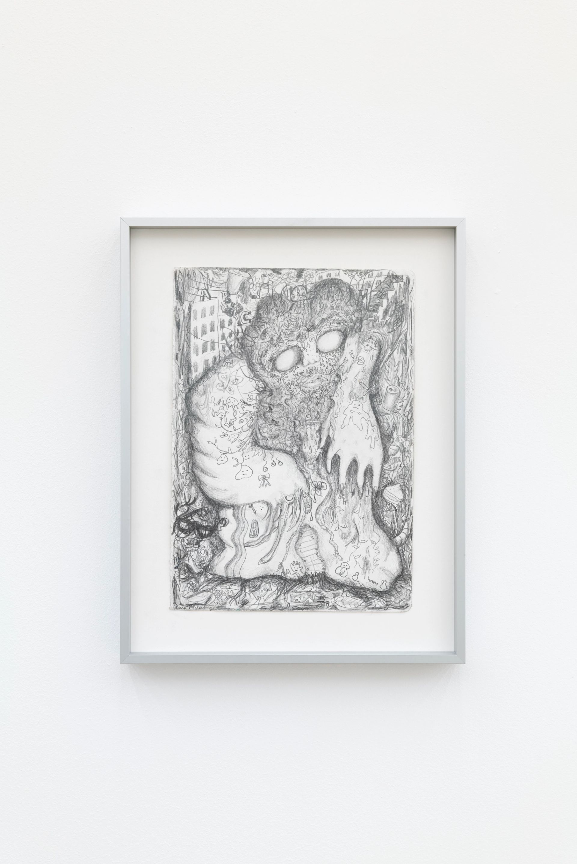 Anna McCarthy, Alphabet City (Kyp), 2025, Pencil on paper, 29.7 × 21 cm