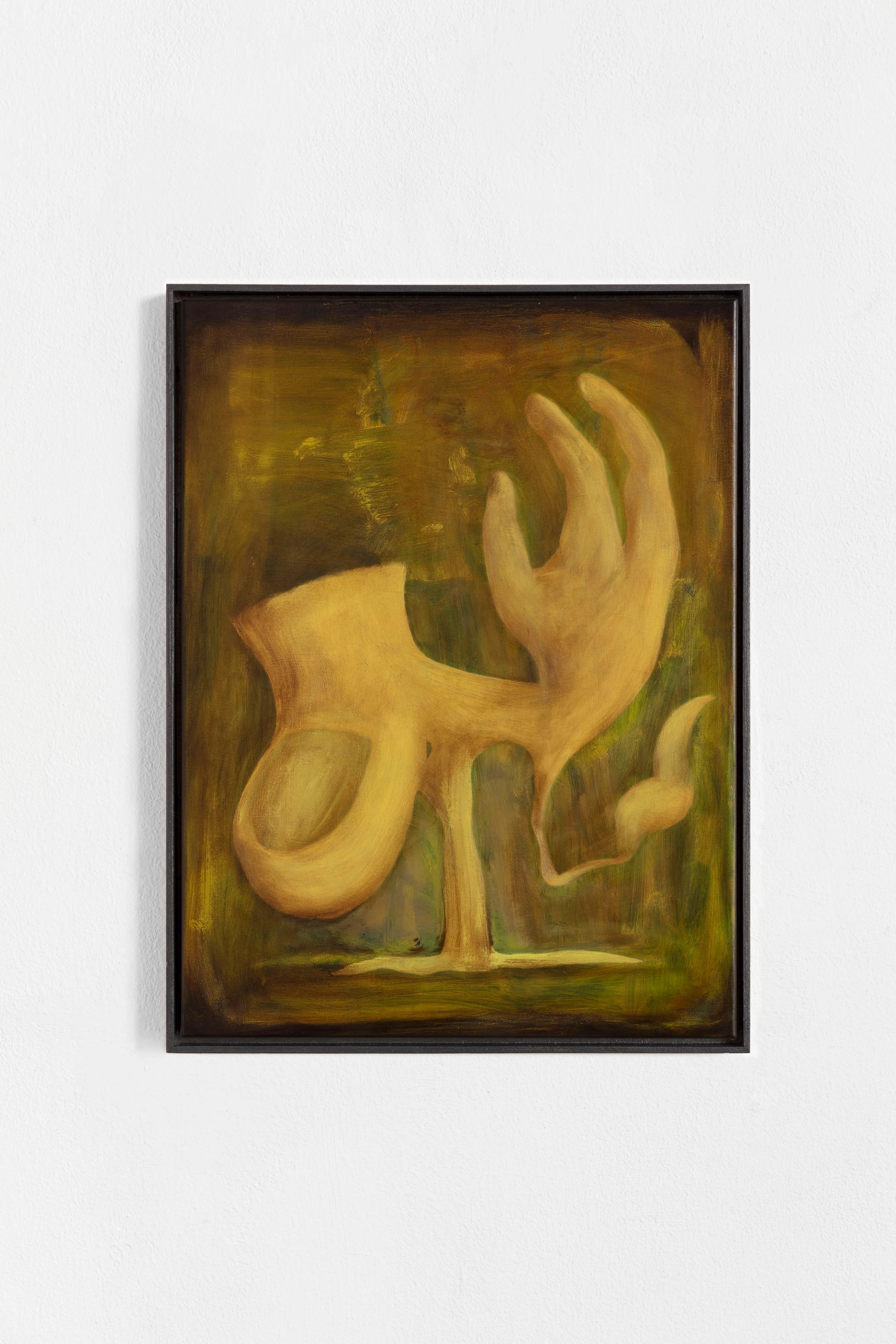 Veronika Hilger, Untitled, 2023, oil on canvas in wooden frame, 60 × 45 cm, VH/M 169