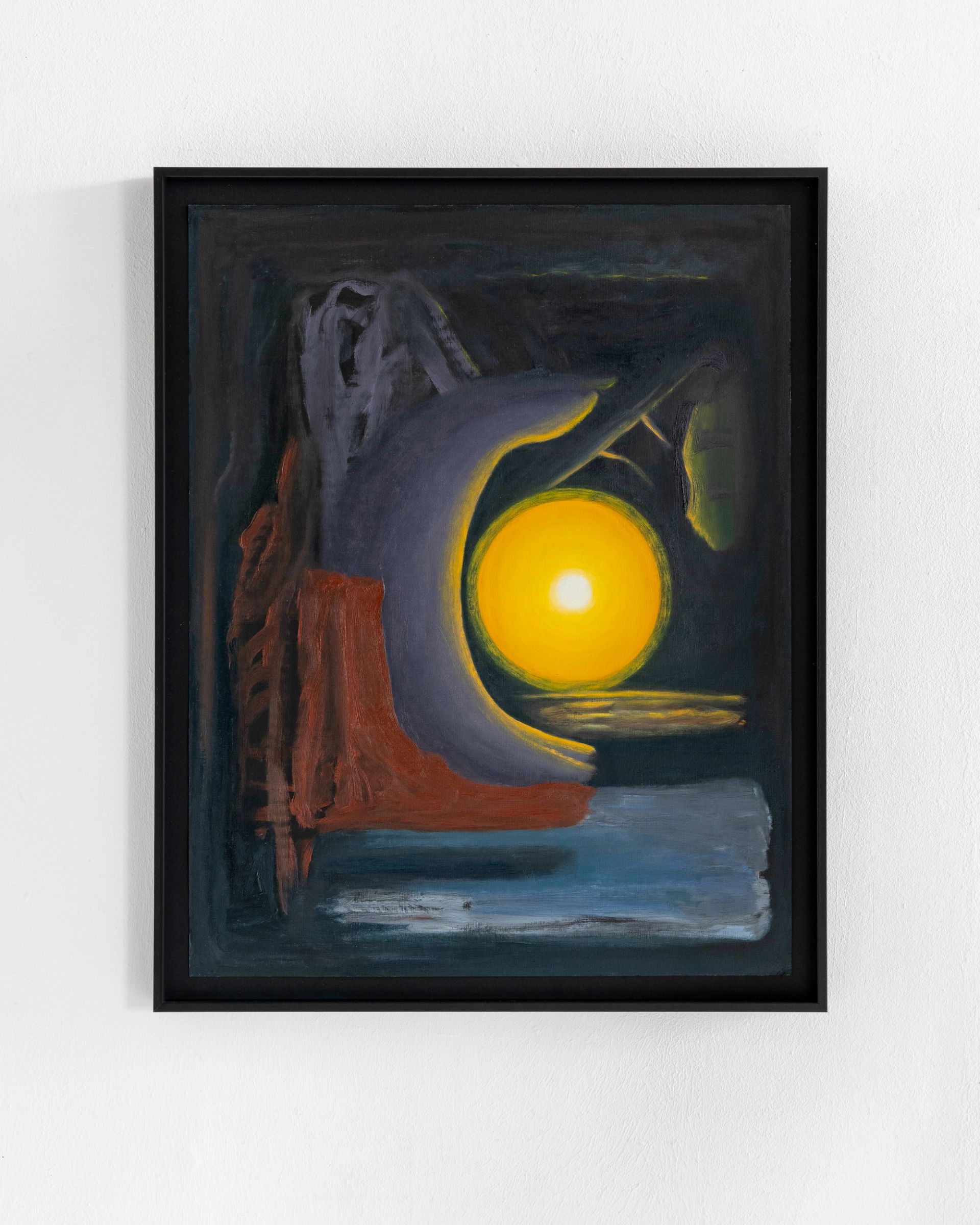 Veronika Hilger, Untitled, 2025, oil on oil painting paper, 64 × 50 cm (P 137)