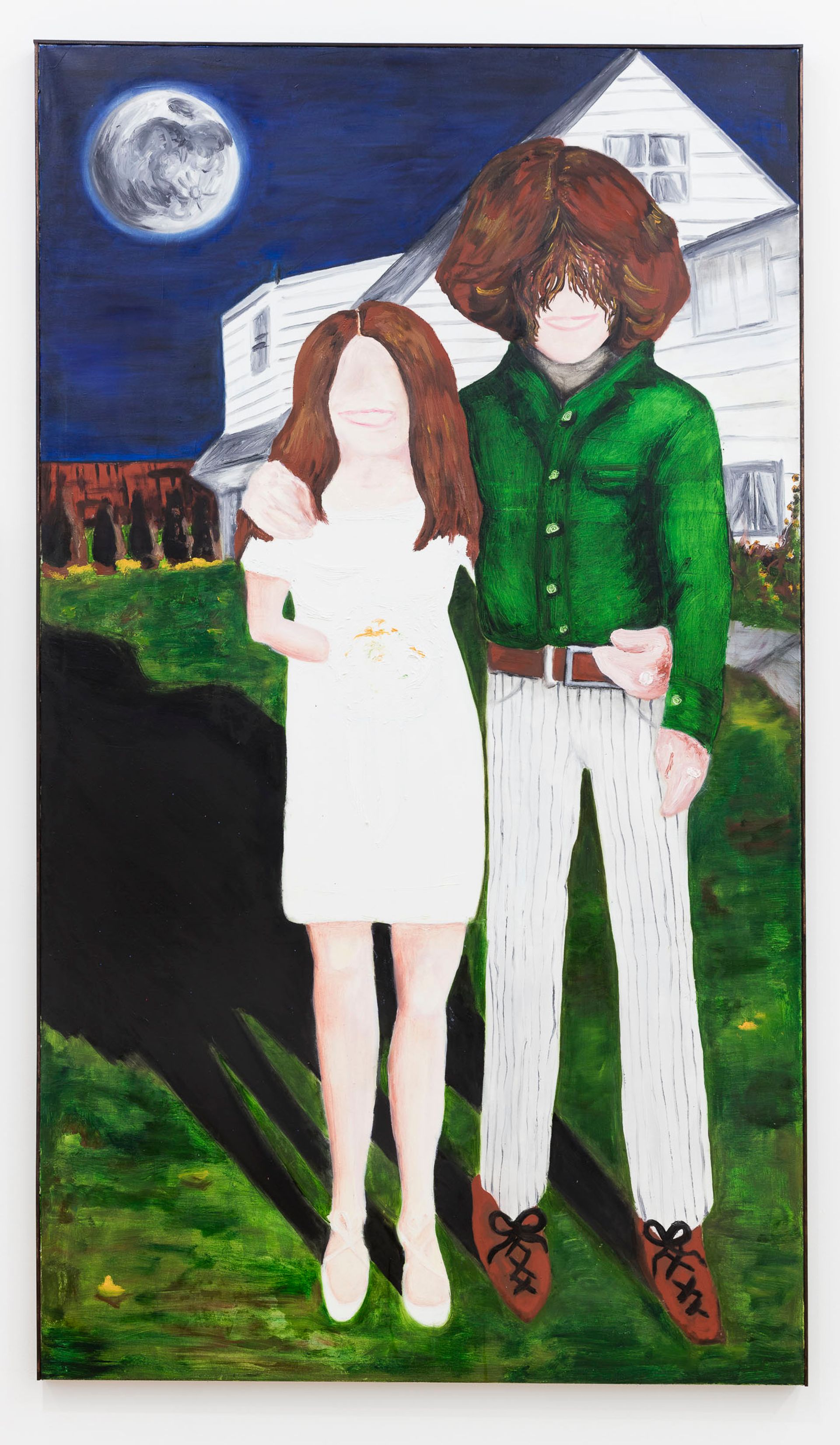 Anna McCarthy, Fred and Toody '67, 2018, oil on canvas, 212 × 121 cm