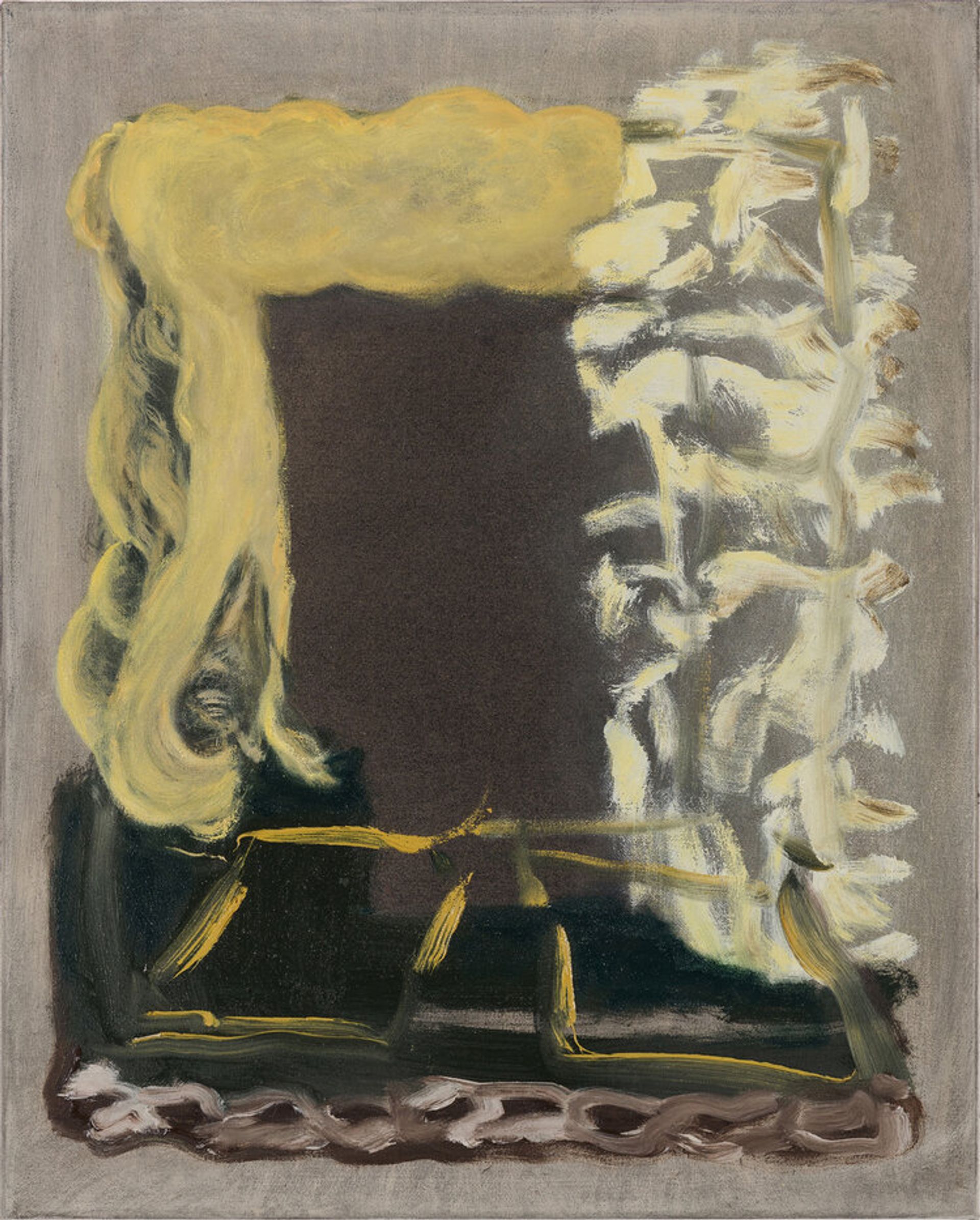 Veronika Hilger, Untitled, 2018, oil on canvas, 50 × 40 cm