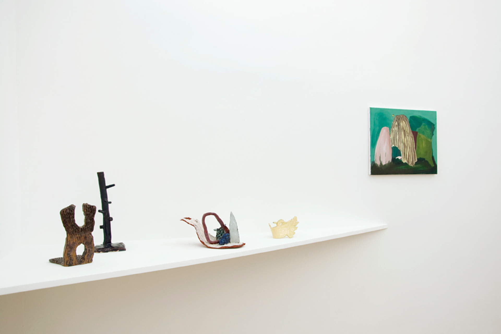 Installation view: Veronika Hilger, “Erdbewegungen HILGER”, 2015