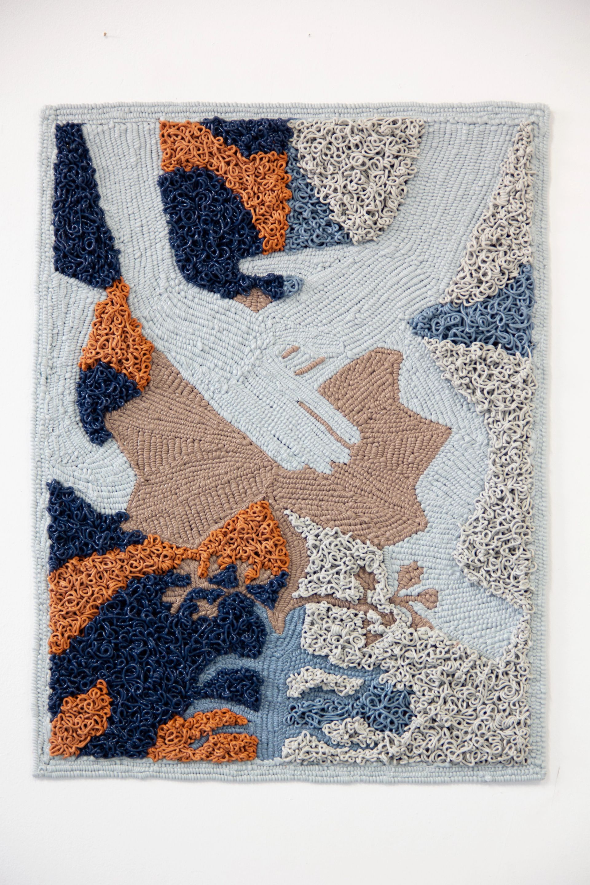 Sophia Mainka, Oracle des Plantes (Frauenmantel), 2024, silicone on cotton, 75 × 57 × 1 cm