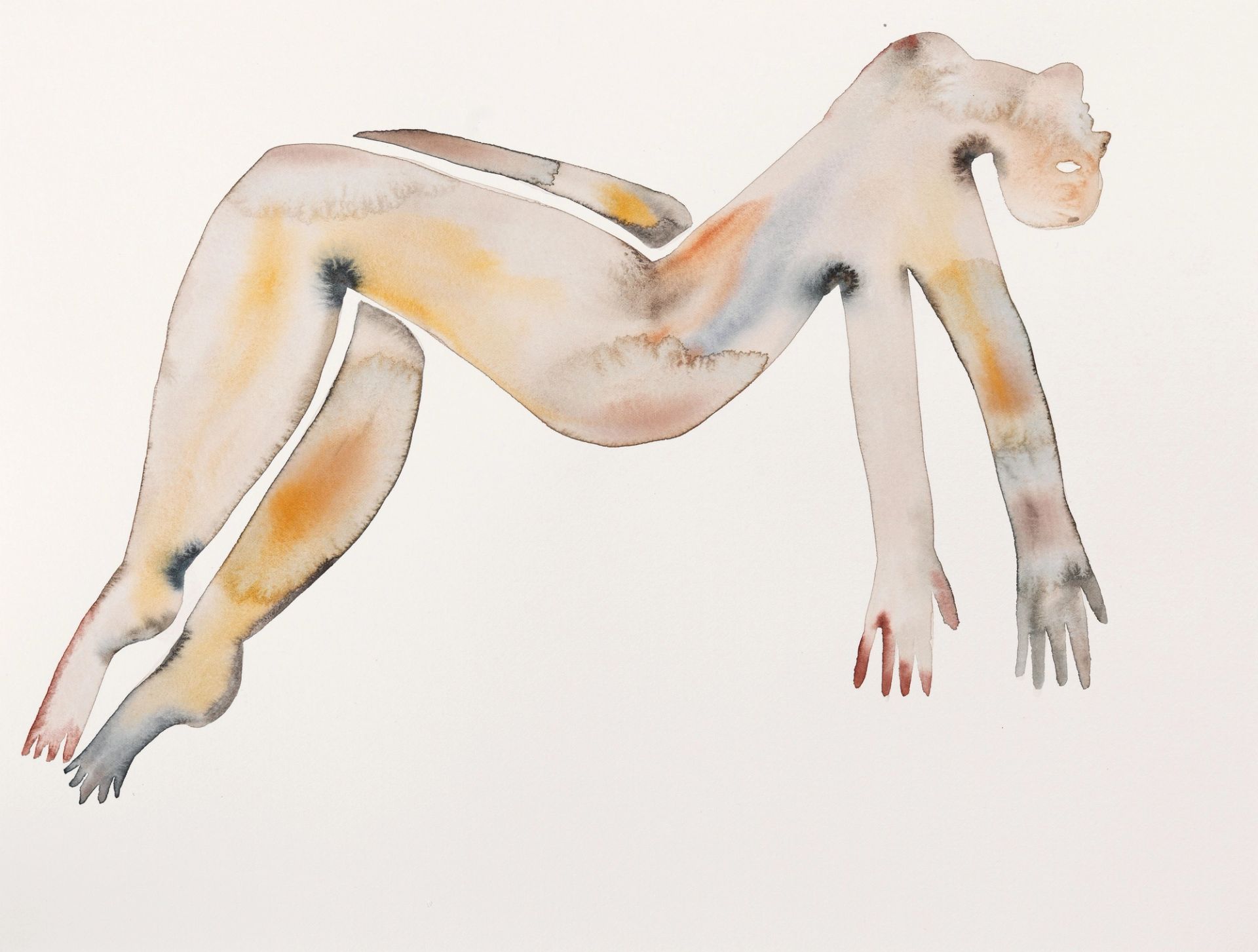 Anousha Payne, Murmurations (study) 6, 2025, watercolour on paper, 31 x 41 cm | 12 1/4 x 16 1/8 in