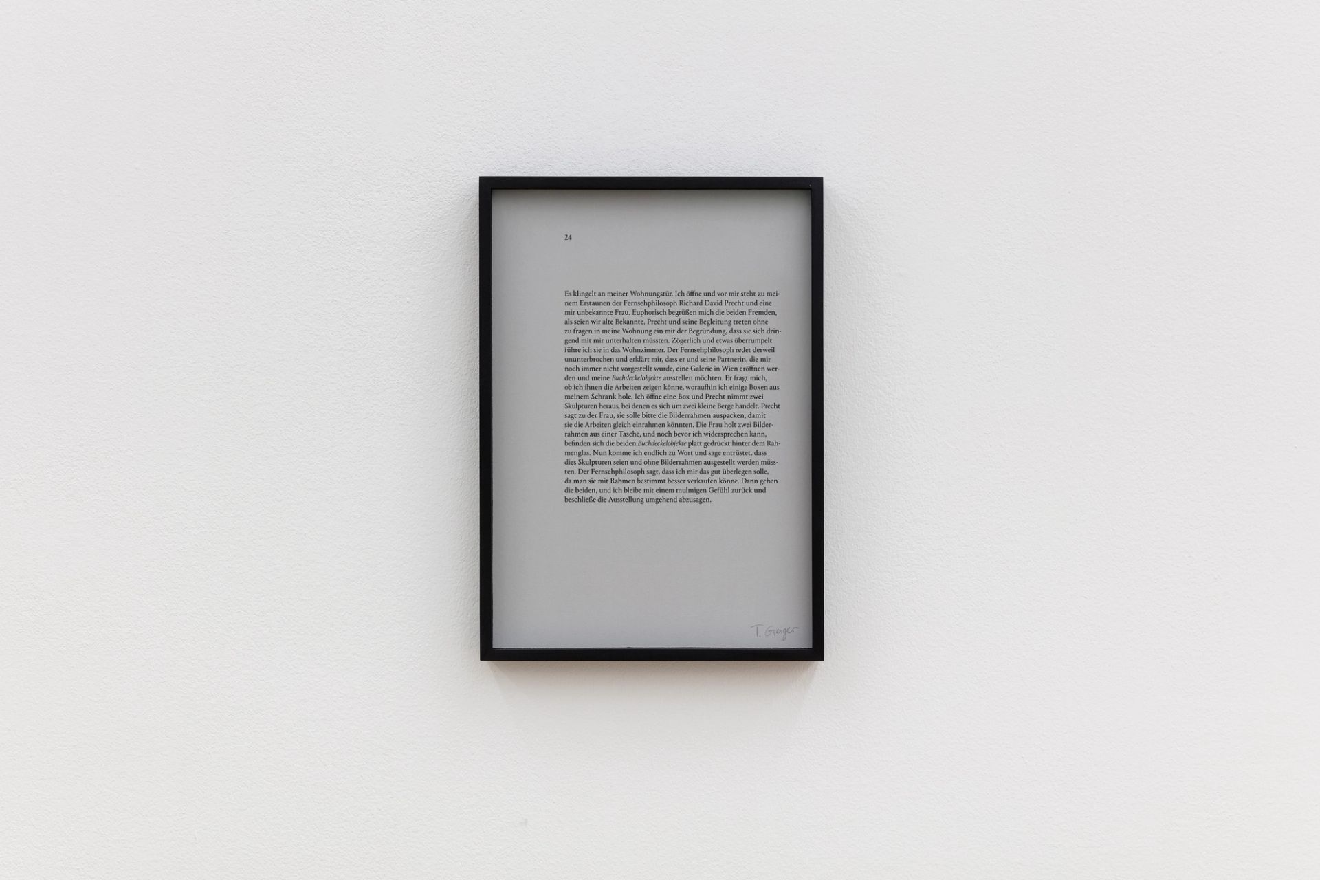 Thomas Geiger, 24, “Dreams That Money Can Buy”, 2022, digital print on paper, 32.5 × 23 × 3 cm (framed), photo: Sebastian Kissel