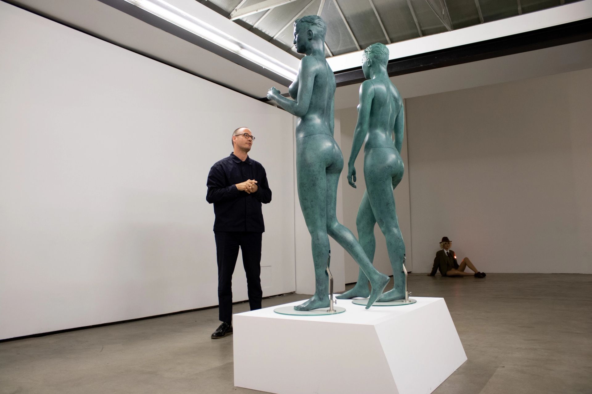 Bust Talk with Zoya I+II, in Lucy McKenzie’s exhibition "Orchestrion", fjk3, Vienna, AT 2025