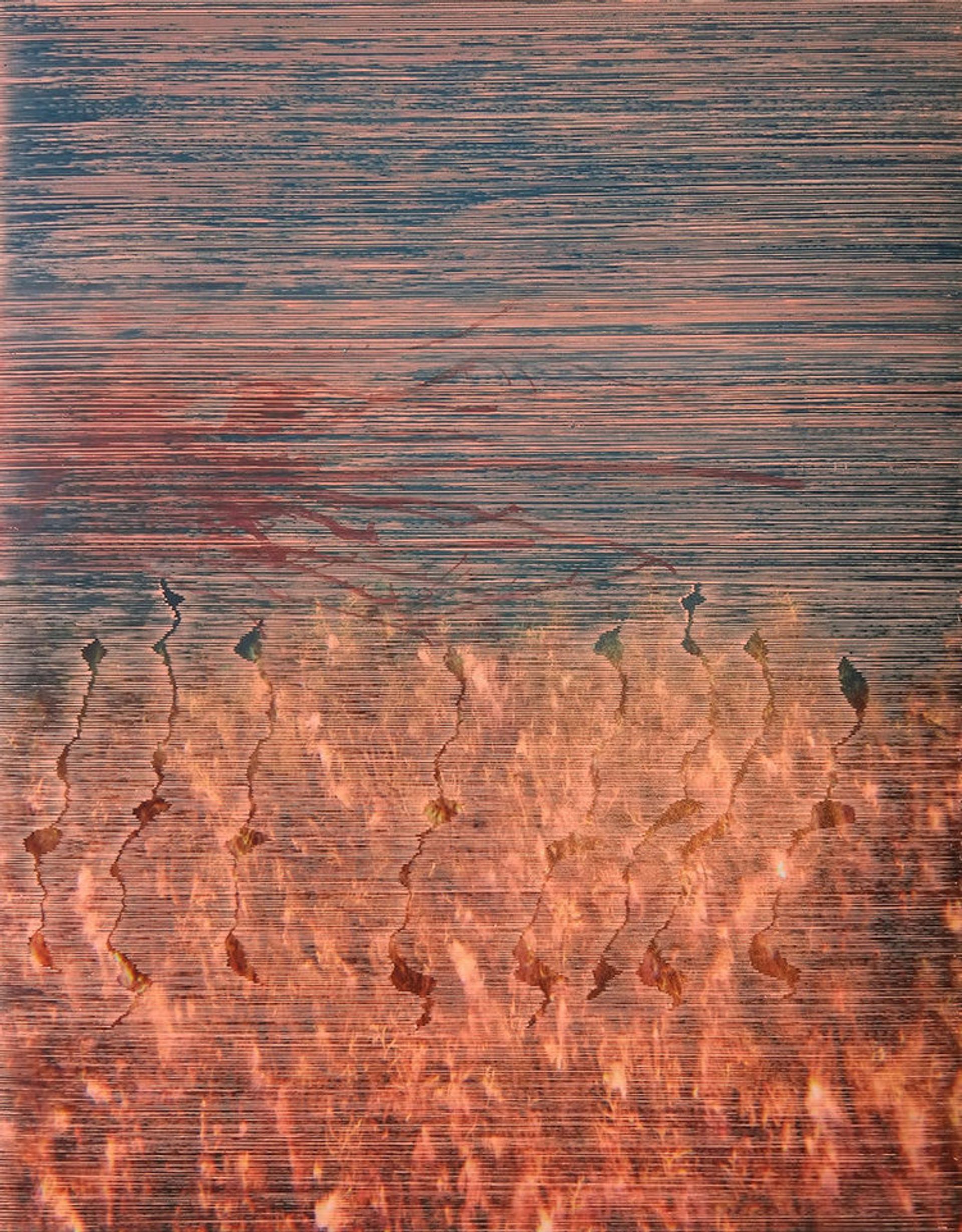 Anna Vogel, Yet Untitled, 2017, ink on pigment print, 31 × 24 cm