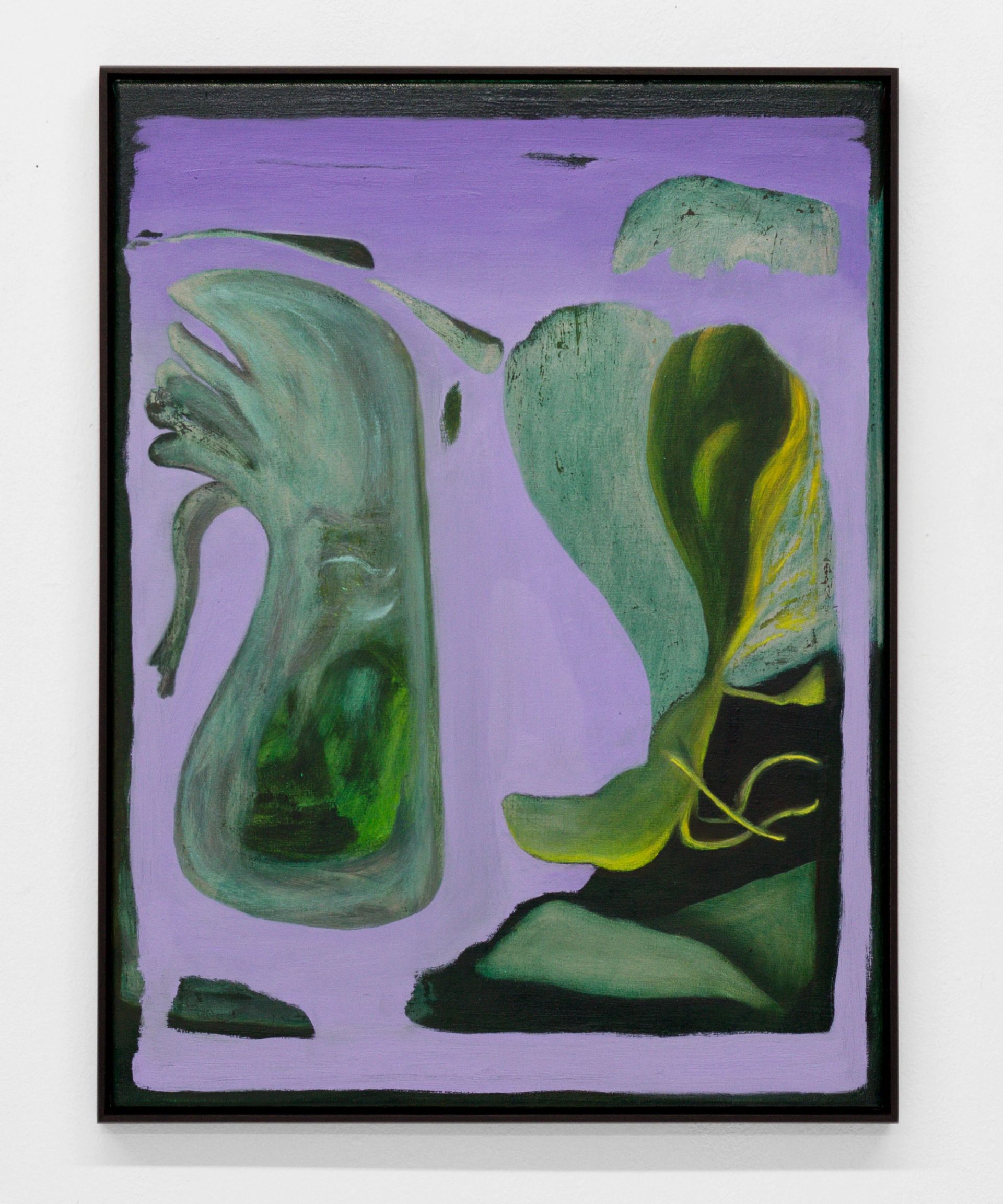 Veronika Hilger, Untitled, 2024, oil on canvas in wooden frame, 60 × 45 cm