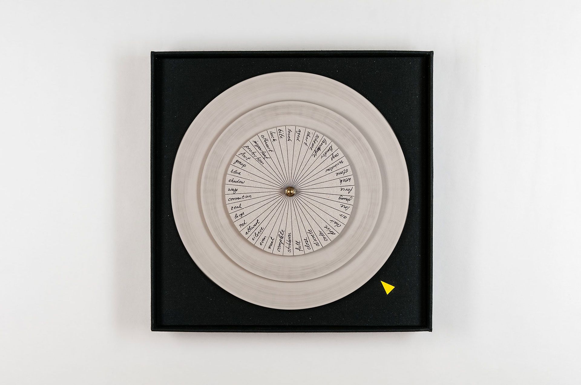 Thinking Machine,, 2007, performative object, 24.5 × 24.5 cm