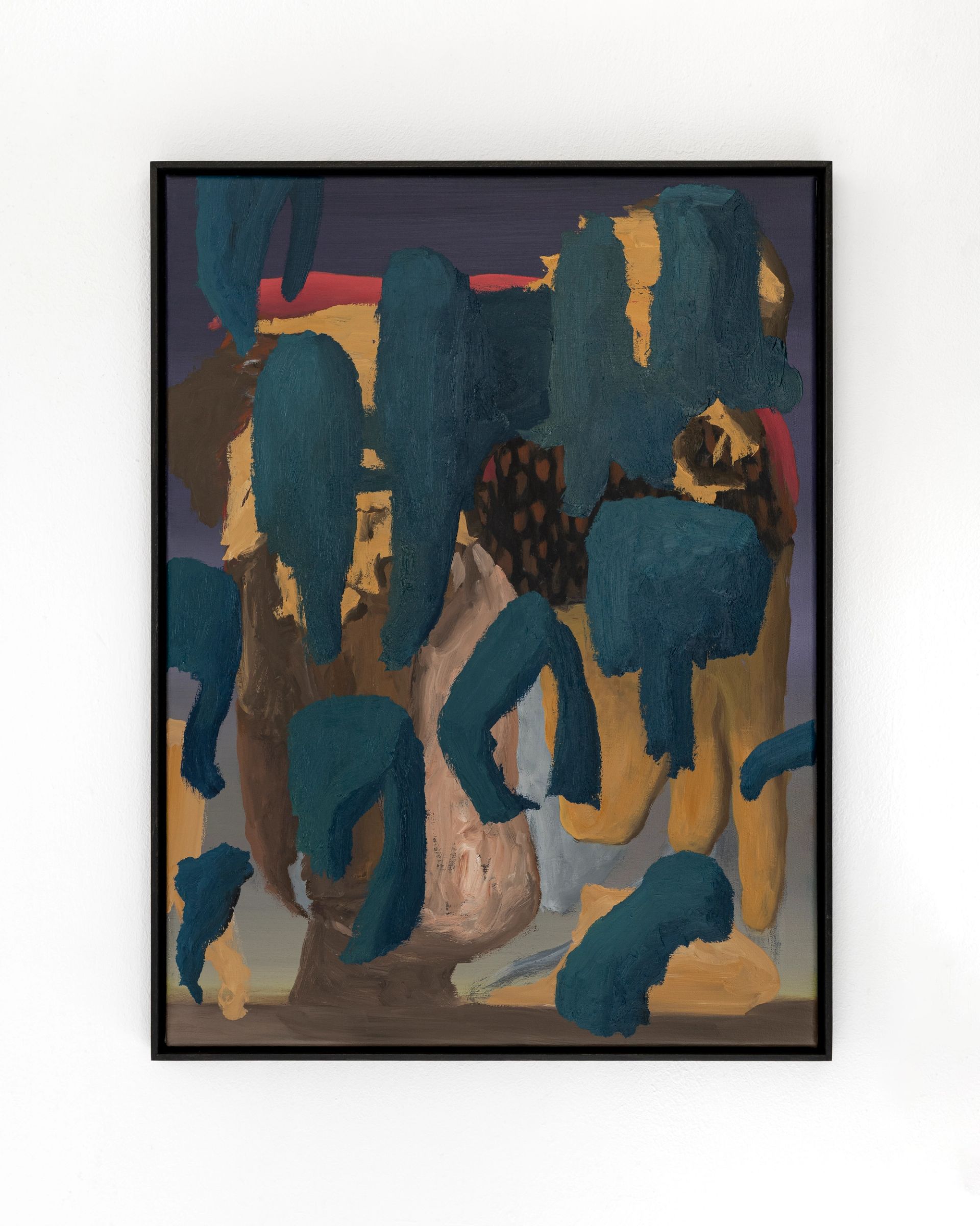 Veronika Hilger, Untitled, 2025, oil on canvas in wooden frame, 60 × 45 cm (M 209)