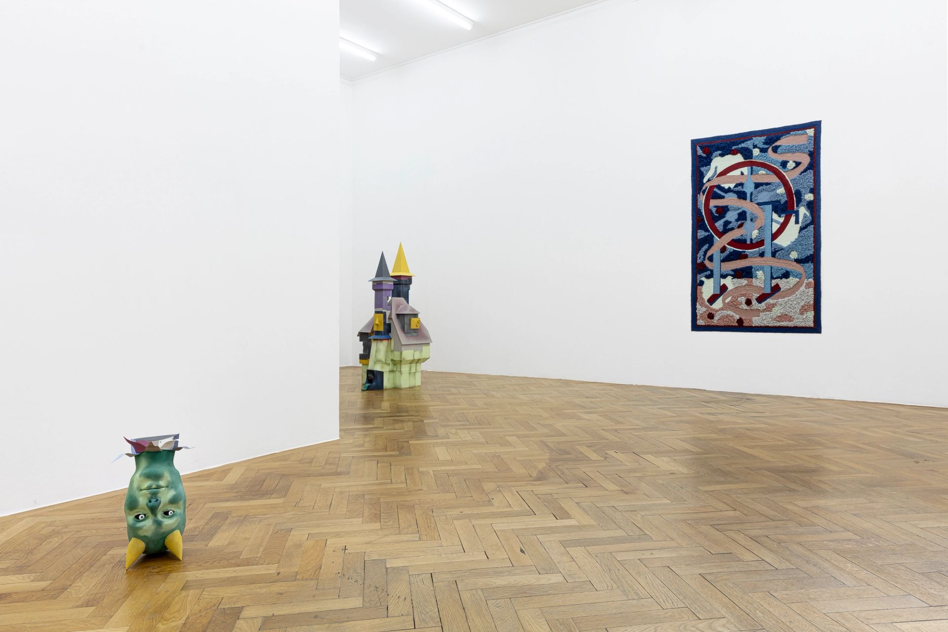 Throw of the dice, Lukas Hoffmann & Sophia Mainka, 2024, in collaboration with GiG Munich, exhibition view at Sperling 