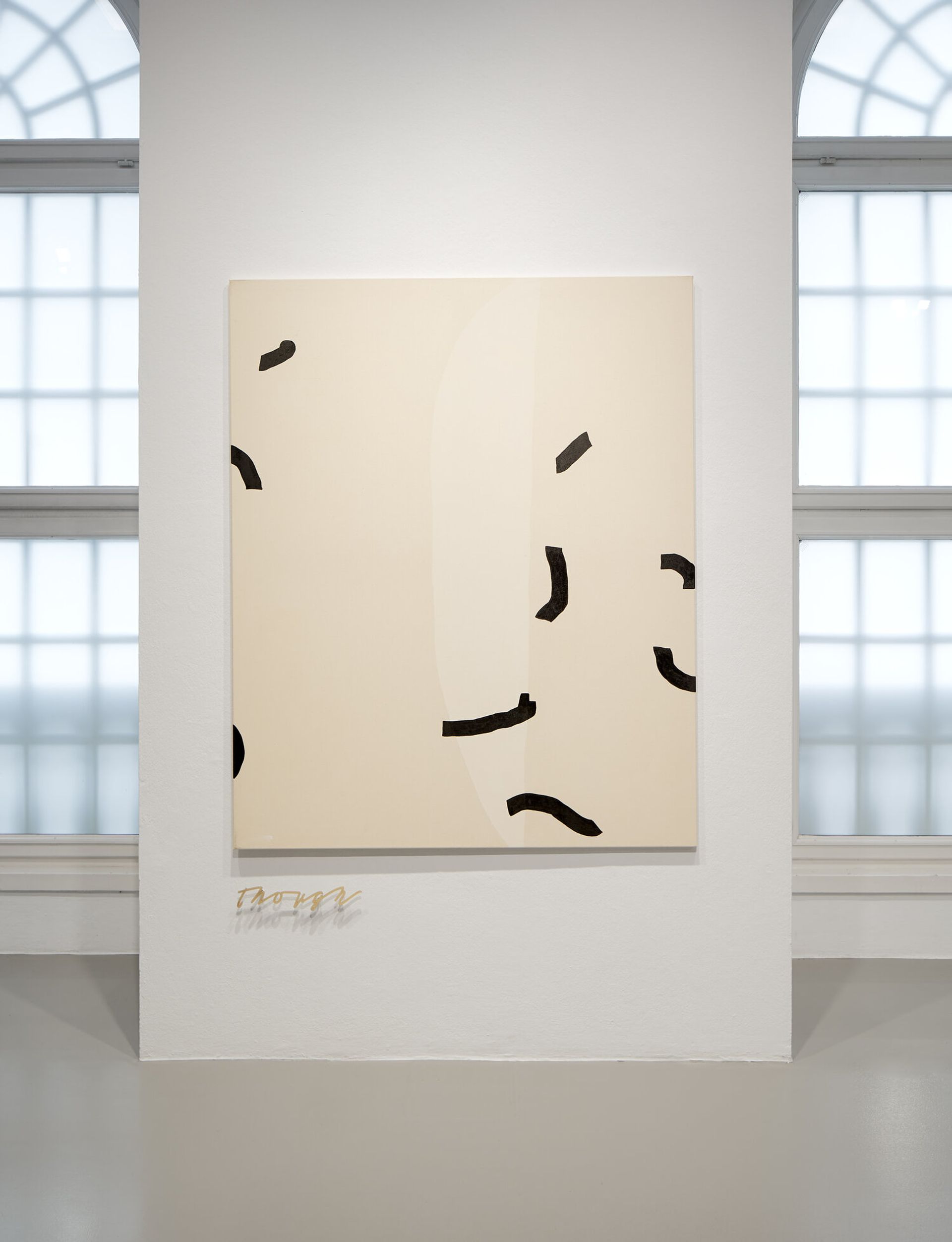 Malte Zenses, The Body, 2018, massagepad, steel and walnut wood, approx. 40 × 220 × 20 cm
