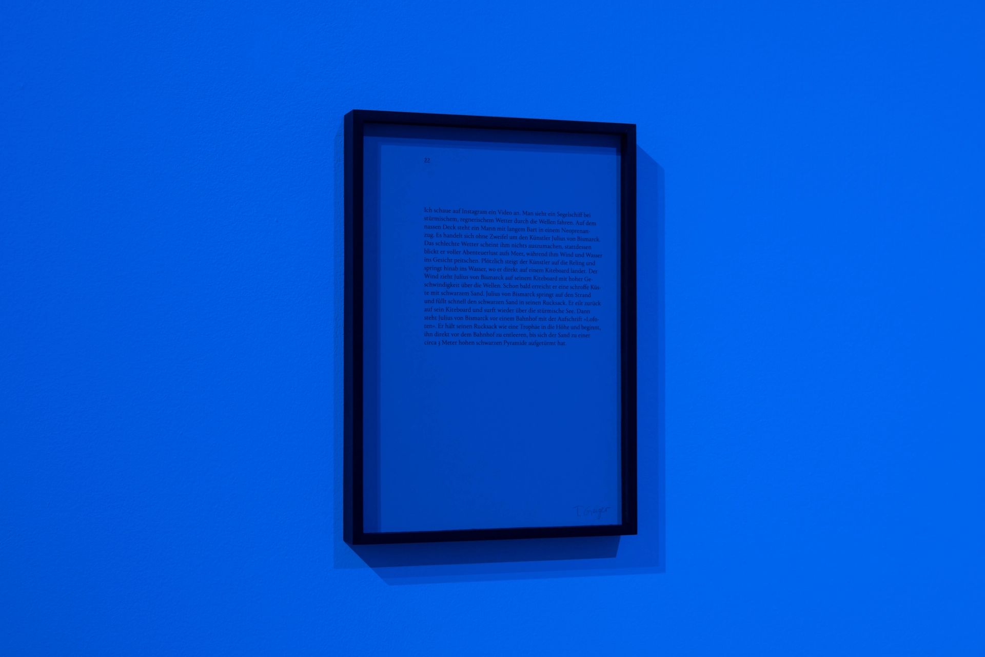 Thomas Geiger, 22, “Dreams That Money Can Buy”, 2022, digital print on paper, 32.5 × 23 × 3 cm (framed), photo: Sebastian Kissel