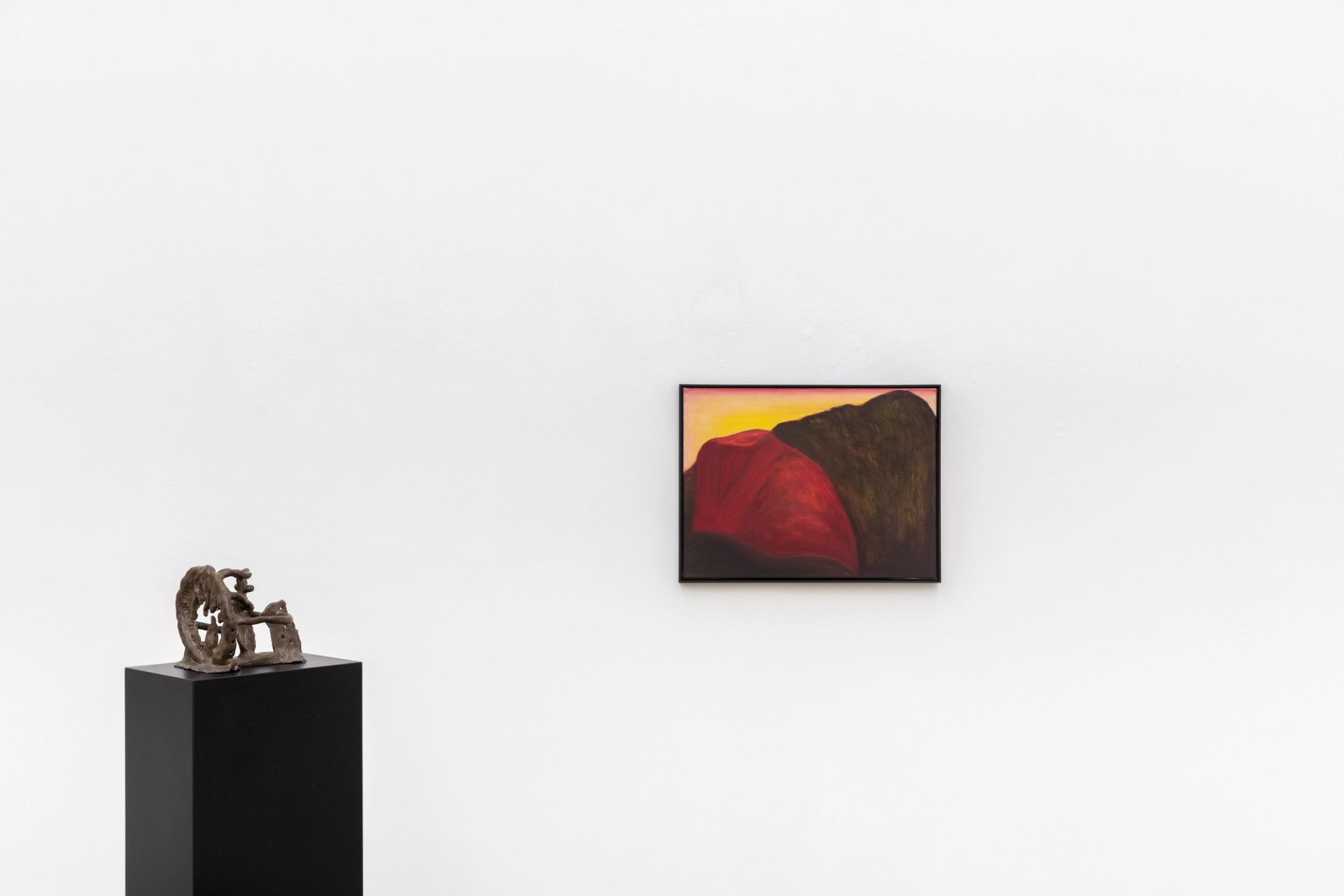 Veronika Hilger, Untitled, 2023, oil on canvas, in wooden frame, 45 × 60 cm, VH/M 177