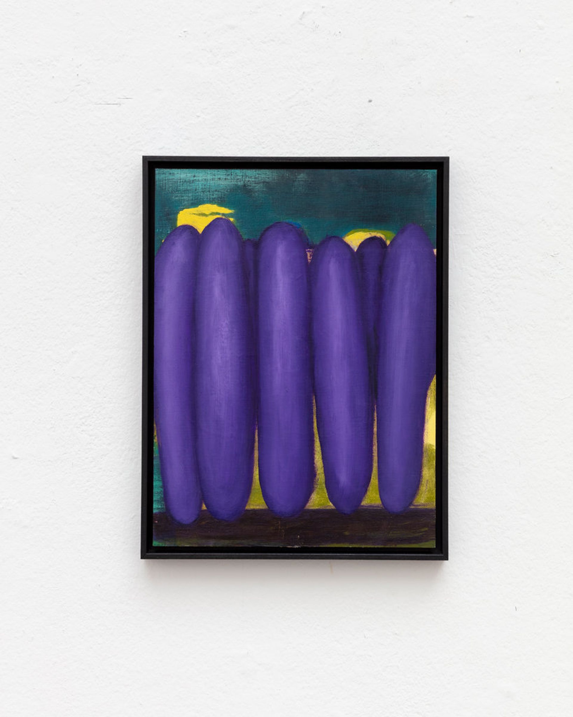 Veronika Hilger, Untitled, 2020, oil on paper on MDF, 40 × 30 cm 