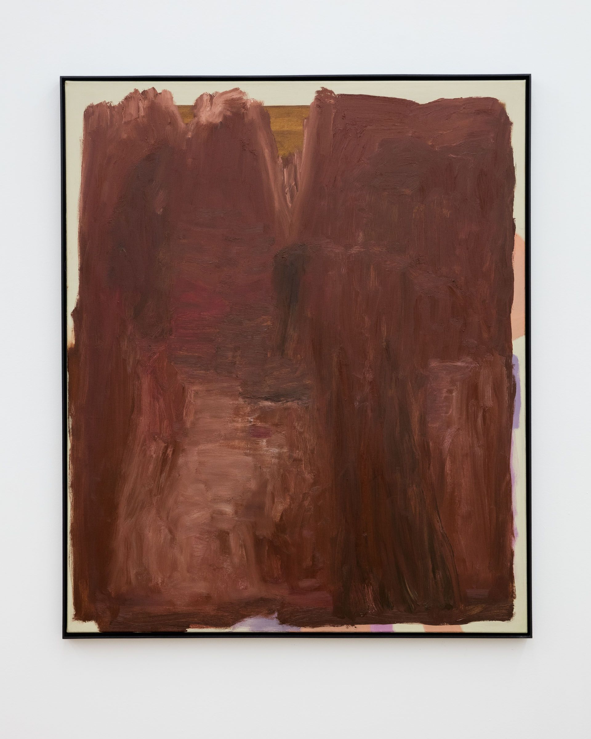 Veronika Hilger, Untitled, 2018, oil on canvas in artists frame, 120 × 100 cm