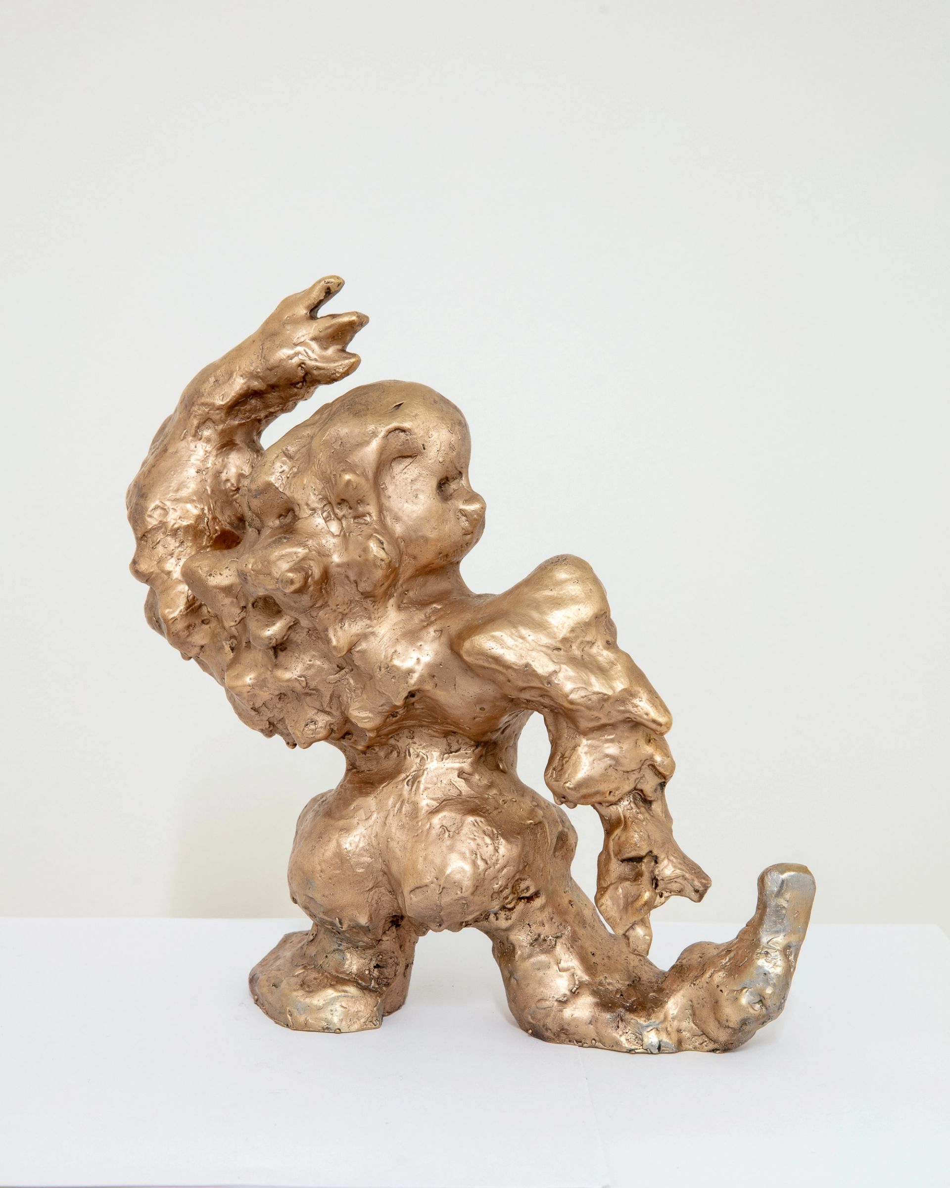 Anna McCarthy, Melt (dancer), 2024, bronze, 23.7 × 23 × 11.5 cm